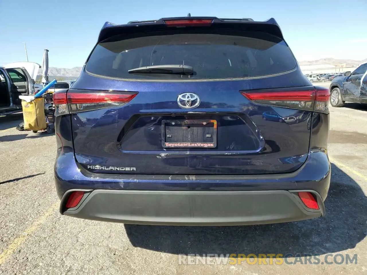 6 Photograph of a damaged car 5TDKDRAH2PS002295 TOYOTA HIGHLANDER 2023