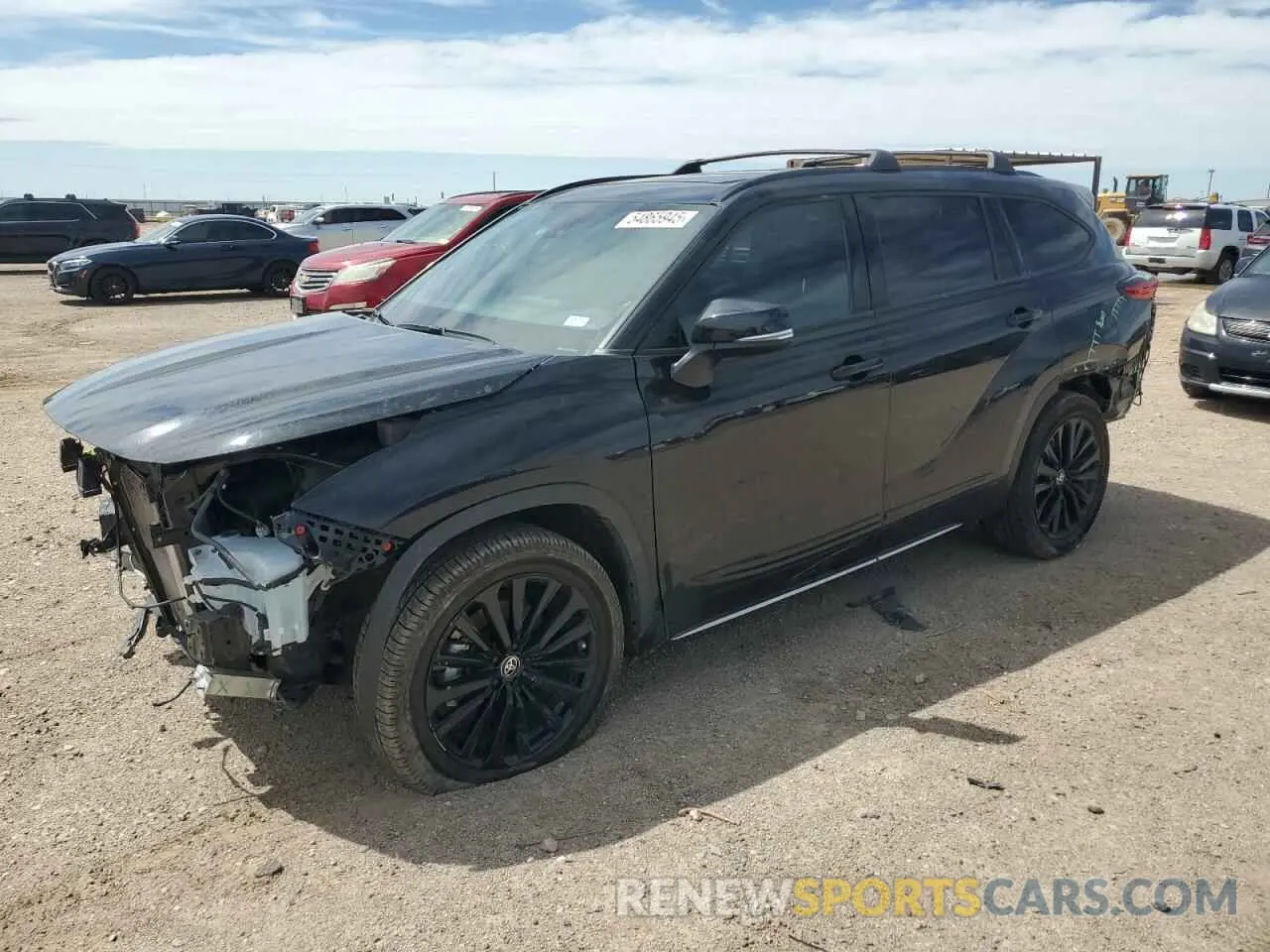 1 Photograph of a damaged car 5TDKDRAH2PS021137 TOYOTA HIGHLANDER 2023