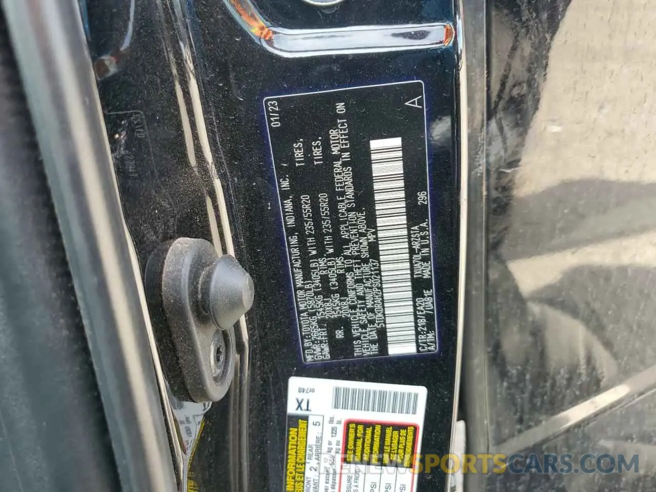 14 Photograph of a damaged car 5TDKDRAH2PS021137 TOYOTA HIGHLANDER 2023