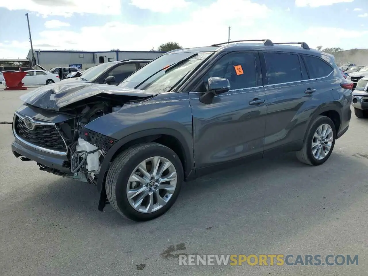 1 Photograph of a damaged car 5TDKDRAH2PS021820 TOYOTA HIGHLANDER 2023