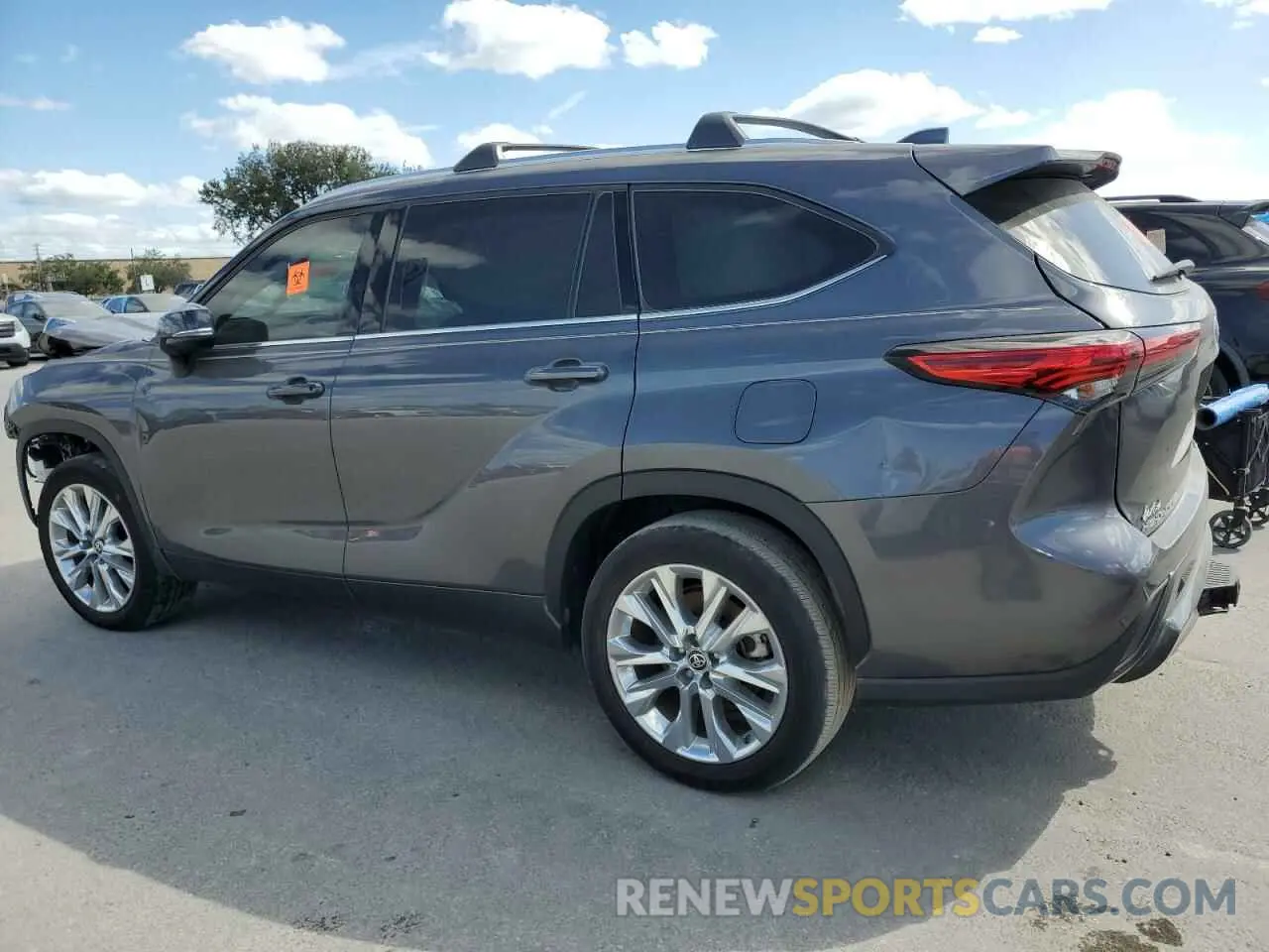 2 Photograph of a damaged car 5TDKDRAH2PS021820 TOYOTA HIGHLANDER 2023