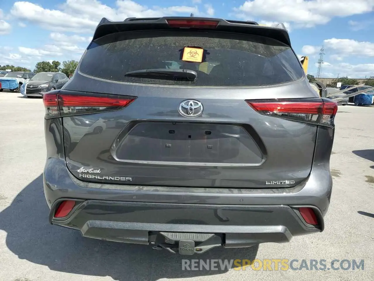 6 Photograph of a damaged car 5TDKDRAH2PS021820 TOYOTA HIGHLANDER 2023