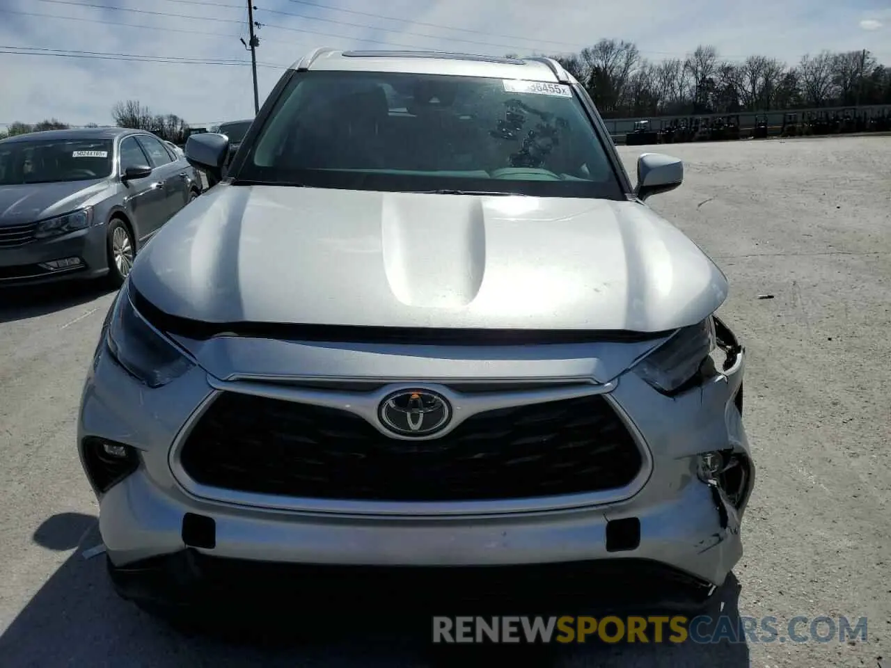 5 Photograph of a damaged car 5TDKDRAH2PS023681 TOYOTA HIGHLANDER 2023