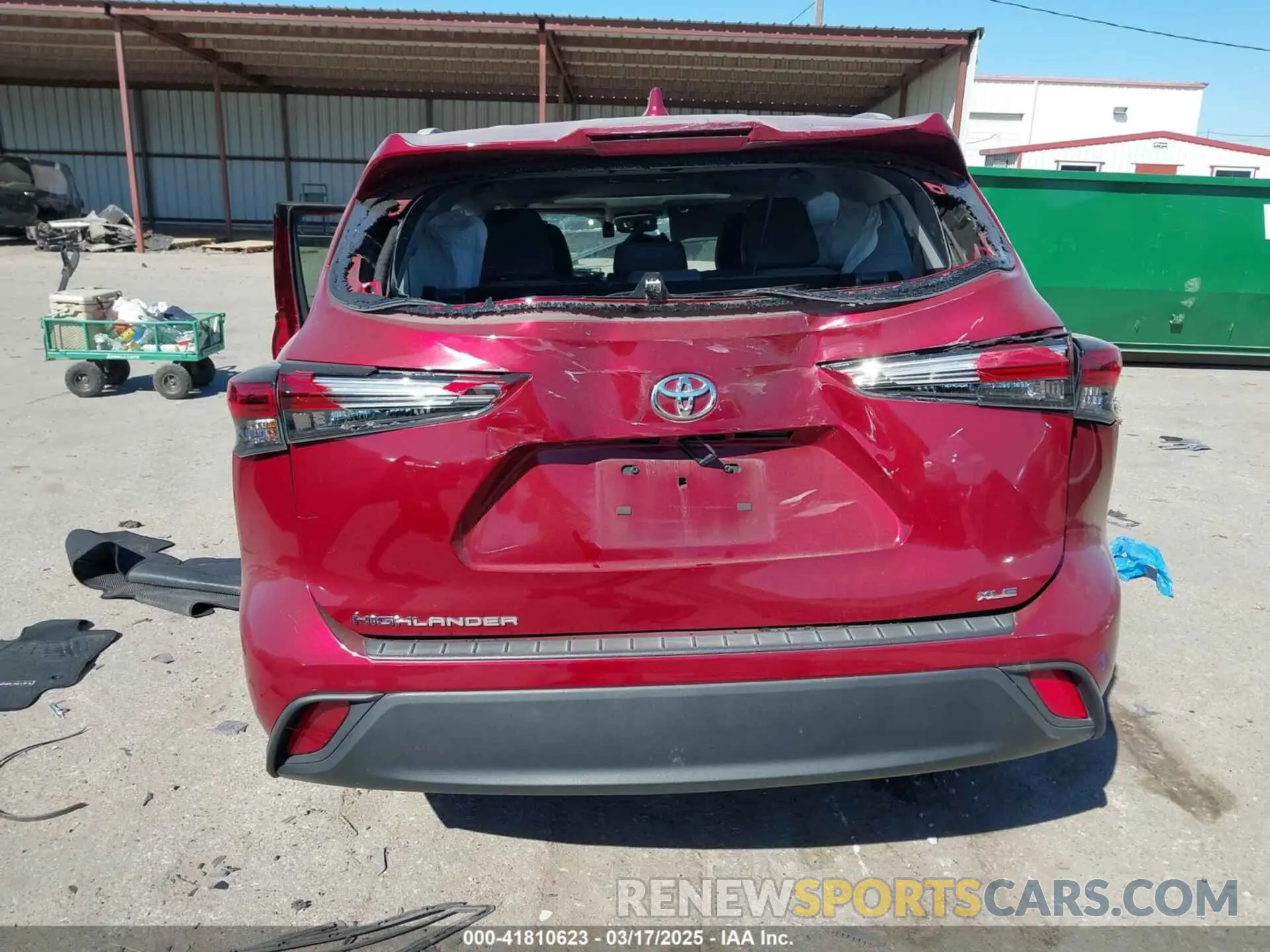 16 Photograph of a damaged car 5TDKDRAH2PS035765 TOYOTA HIGHLANDER 2023