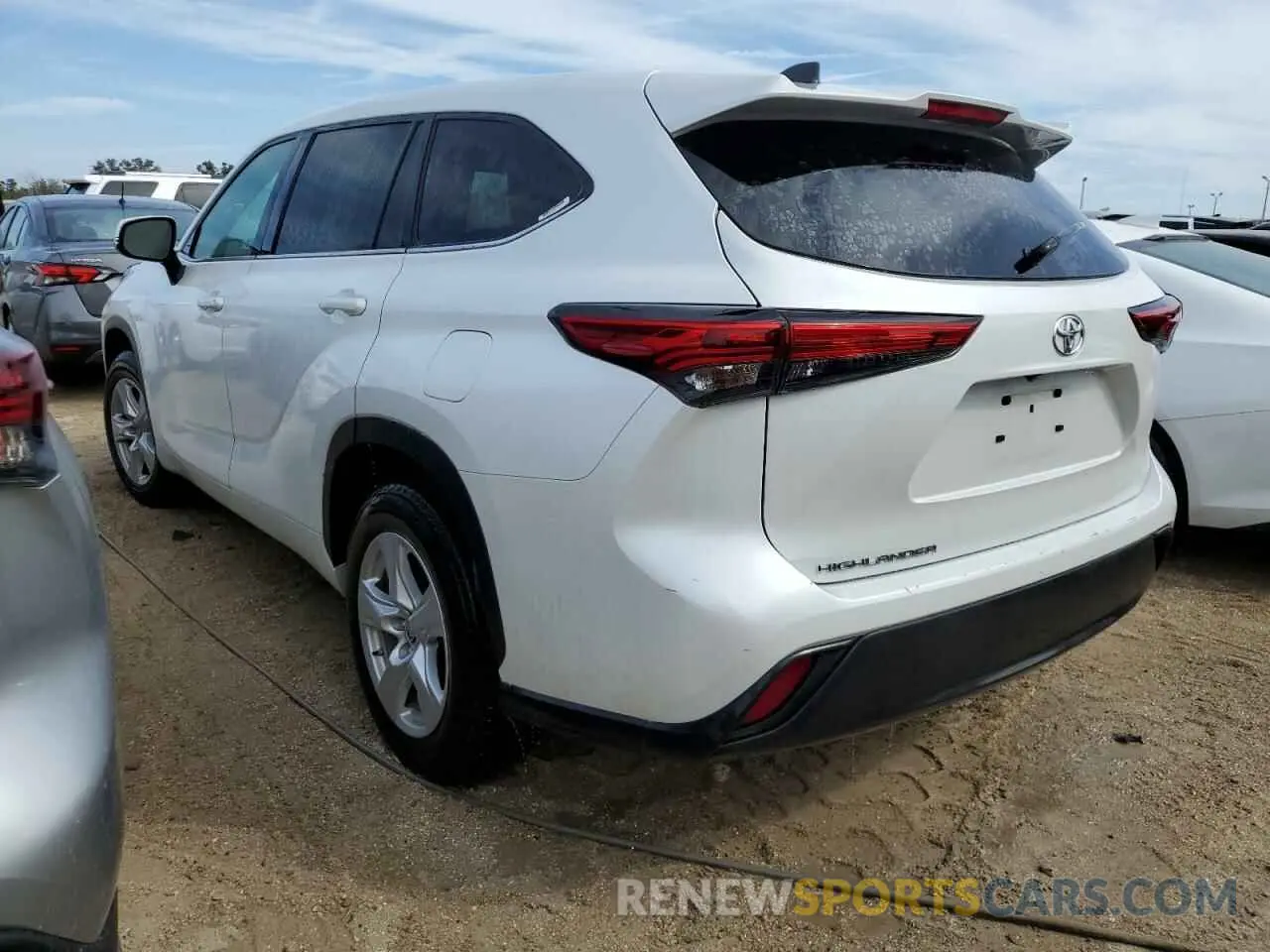 2 Photograph of a damaged car 5TDKDRAH2PS041470 TOYOTA HIGHLANDER 2023