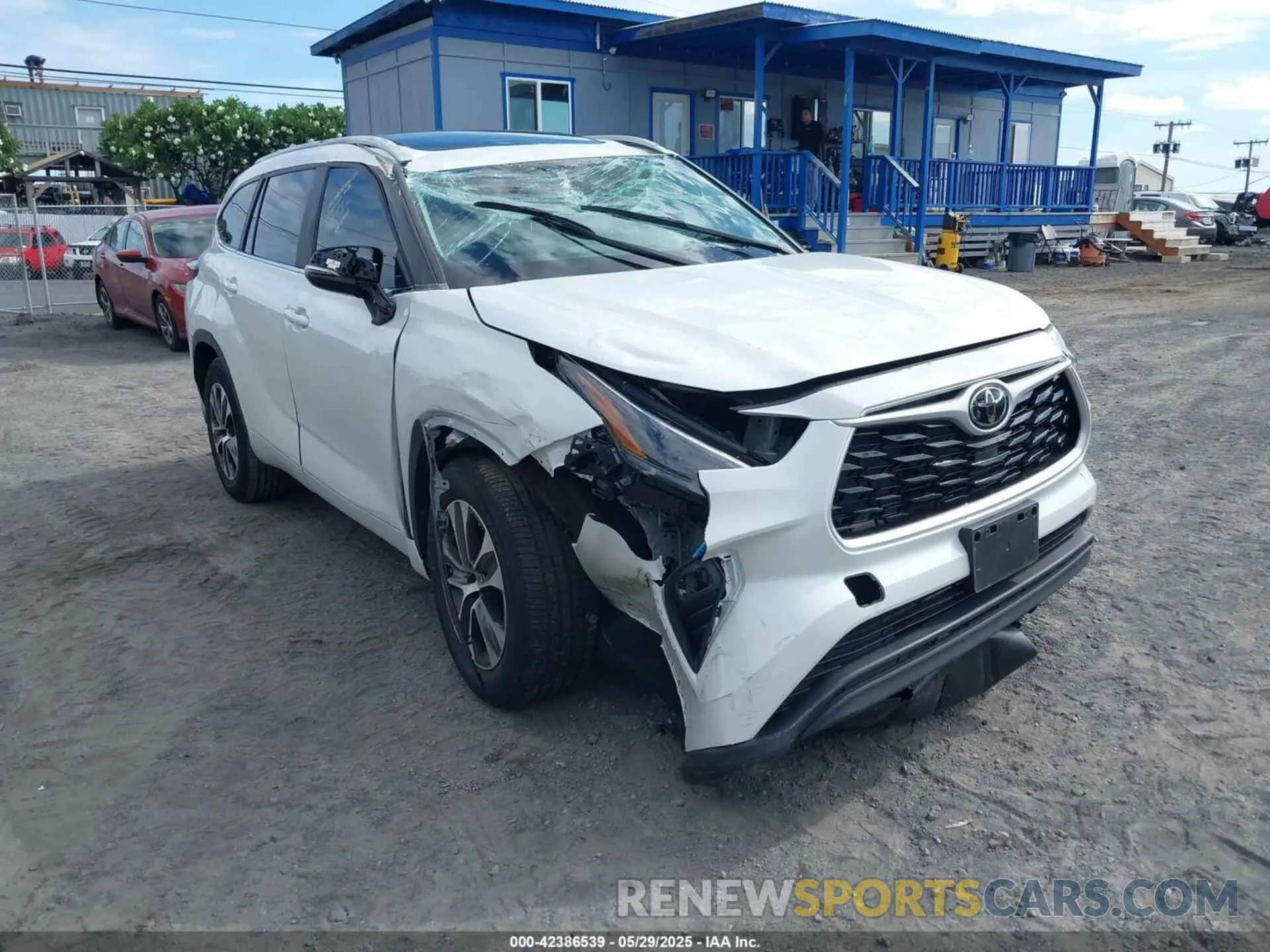 6 Photograph of a damaged car 5TDKDRAH2PS500903 TOYOTA HIGHLANDER 2023
