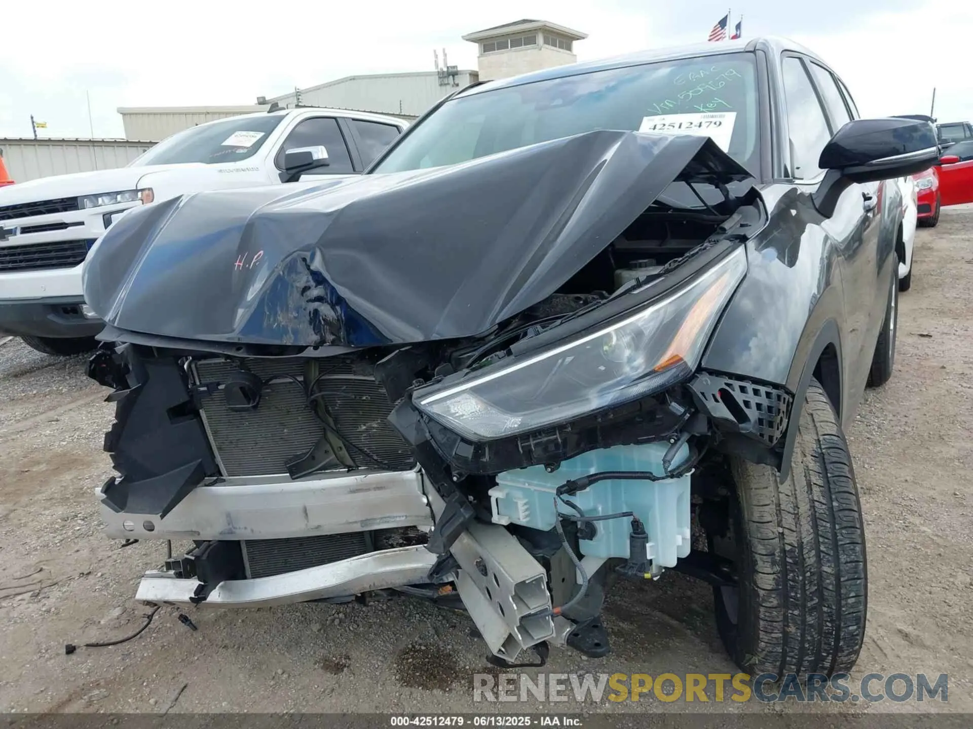 6 Photograph of a damaged car 5TDKDRAH2PS509679 TOYOTA HIGHLANDER 2023