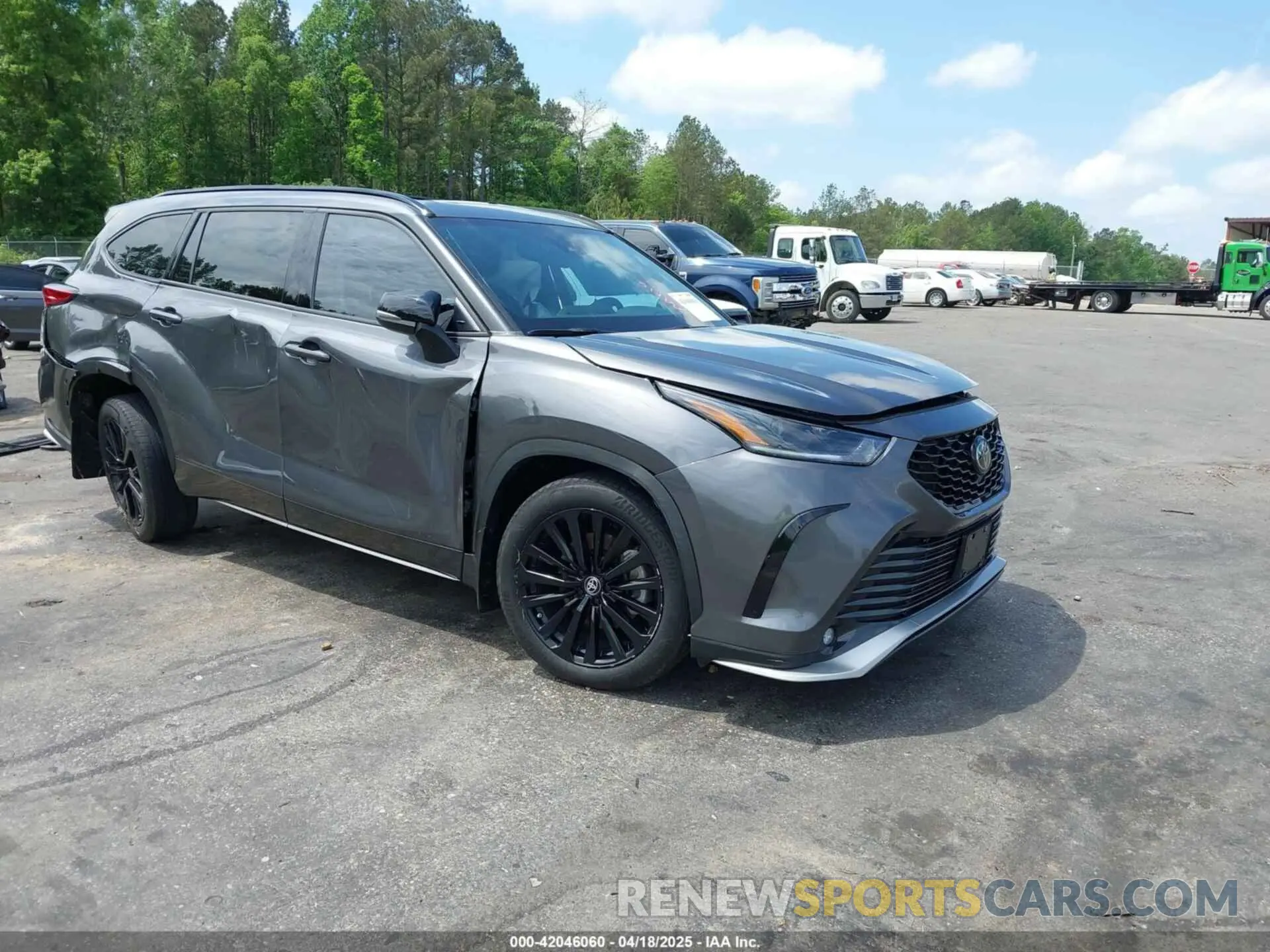 1 Photograph of a damaged car 5TDKDRAH2PS516471 TOYOTA HIGHLANDER 2023