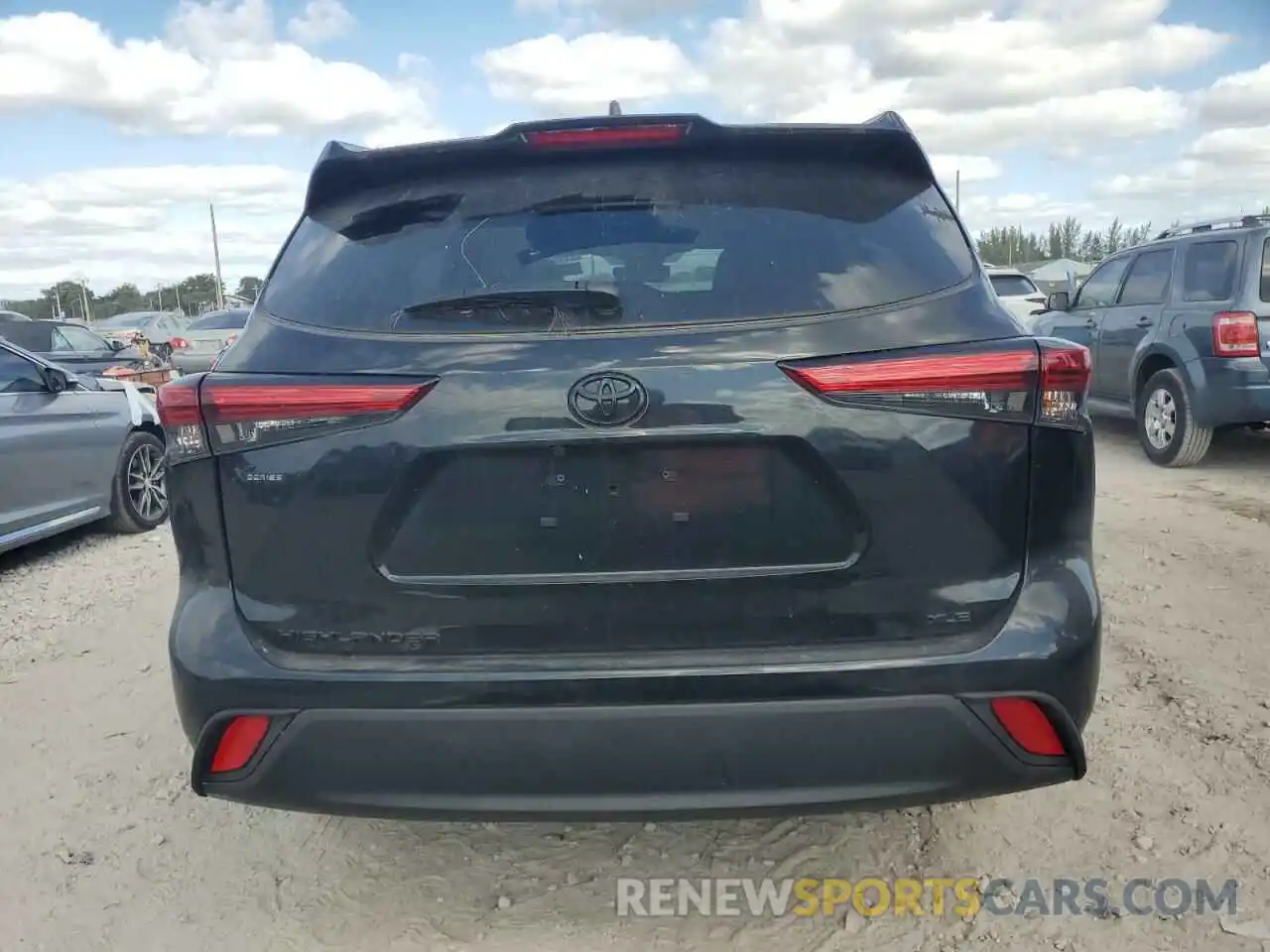 6 Photograph of a damaged car 5TDKDRAH2PS520553 TOYOTA HIGHLANDER 2023