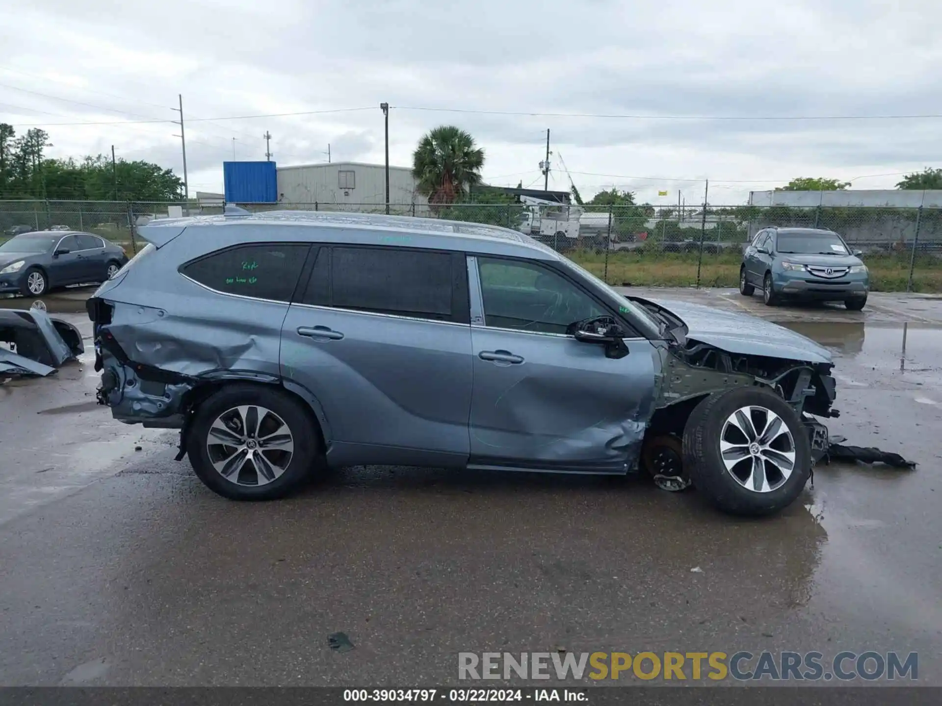 13 Photograph of a damaged car 5TDKDRAH3PS007280 TOYOTA HIGHLANDER 2023