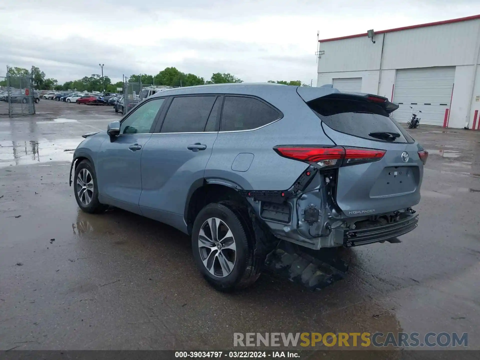 3 Photograph of a damaged car 5TDKDRAH3PS007280 TOYOTA HIGHLANDER 2023