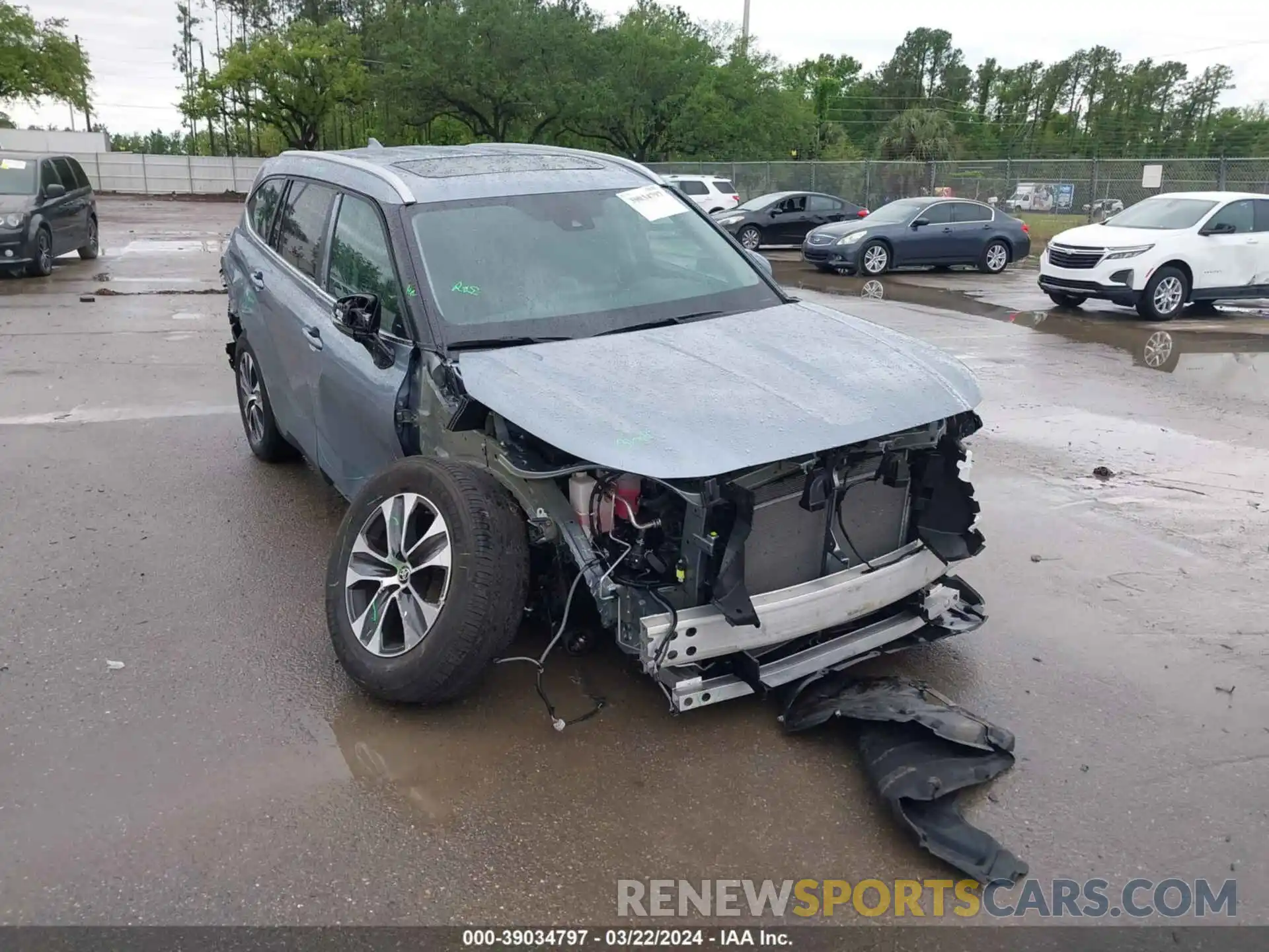 6 Photograph of a damaged car 5TDKDRAH3PS007280 TOYOTA HIGHLANDER 2023