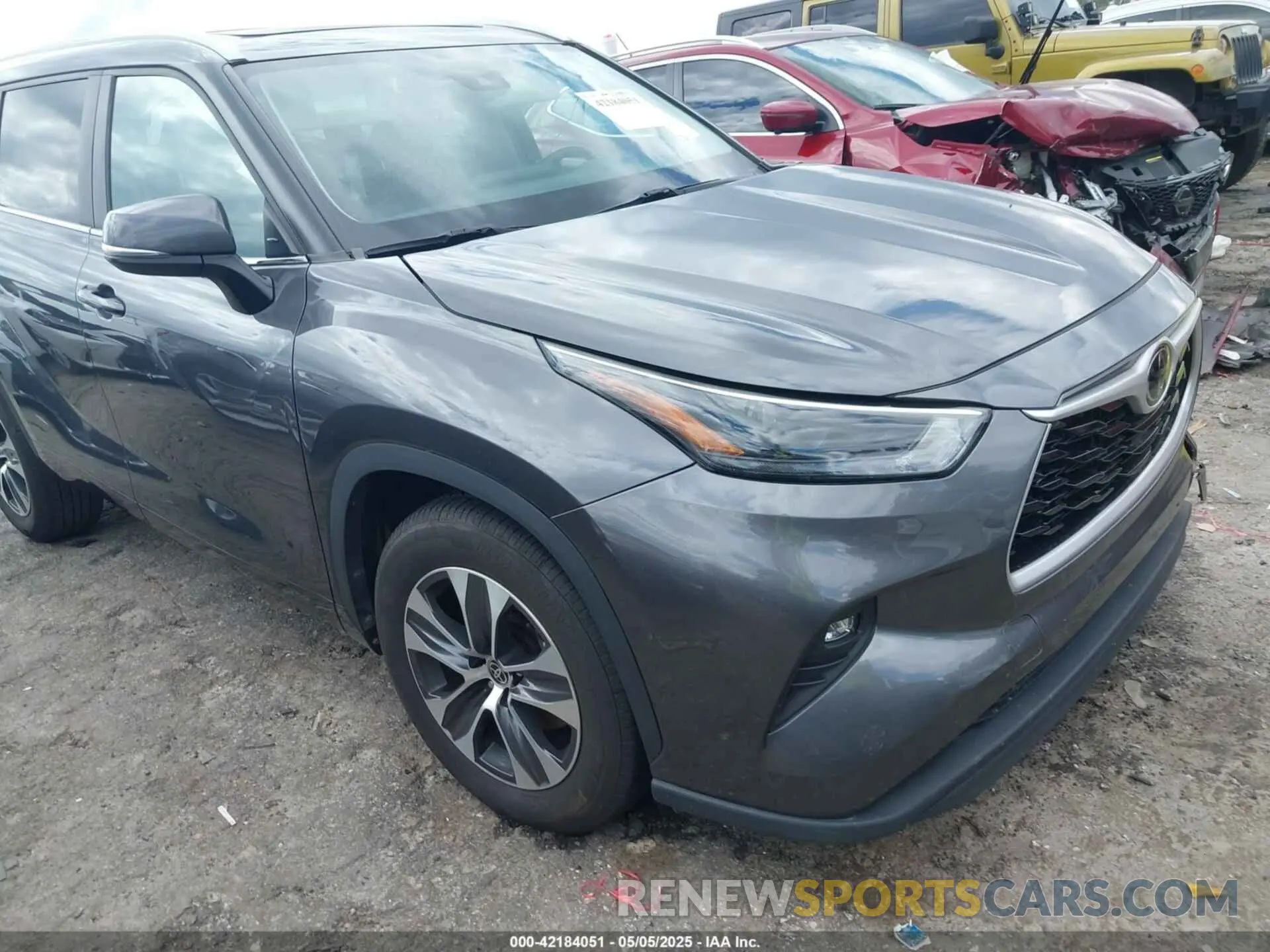 1 Photograph of a damaged car 5TDKDRAH3PS013161 TOYOTA HIGHLANDER 2023