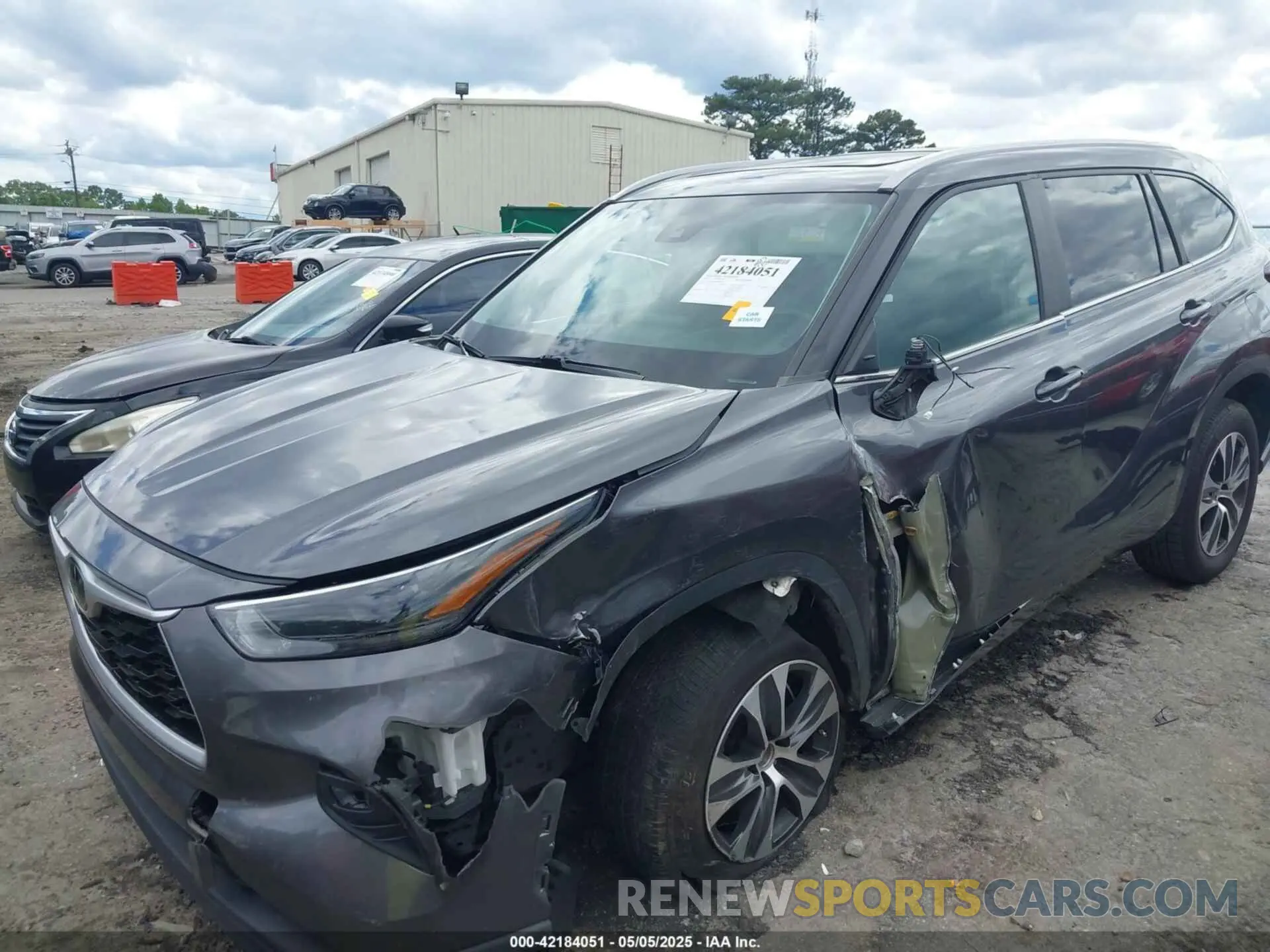 6 Photograph of a damaged car 5TDKDRAH3PS013161 TOYOTA HIGHLANDER 2023