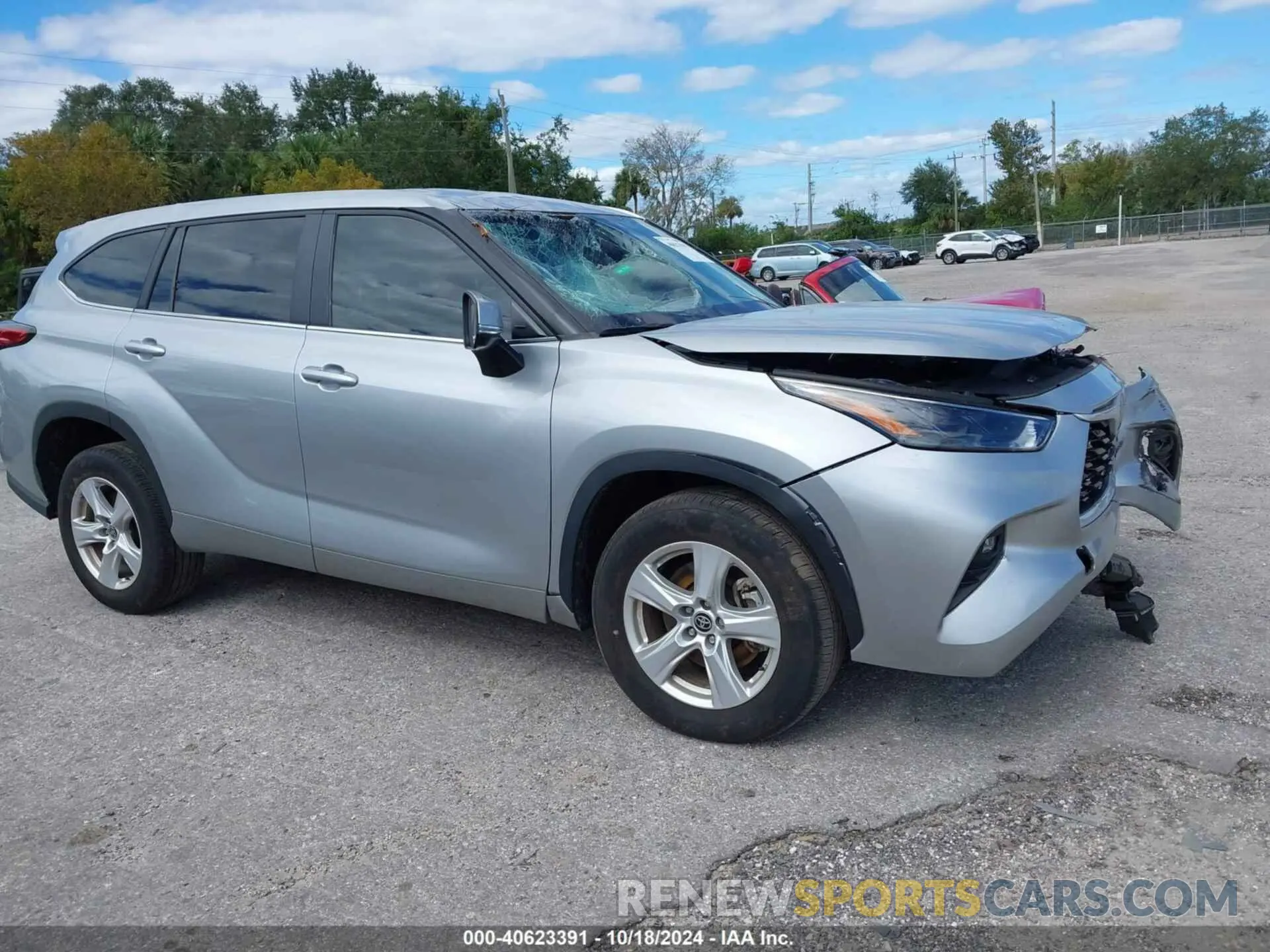 14 Photograph of a damaged car 5TDKDRAH3PS034110 TOYOTA HIGHLANDER 2023