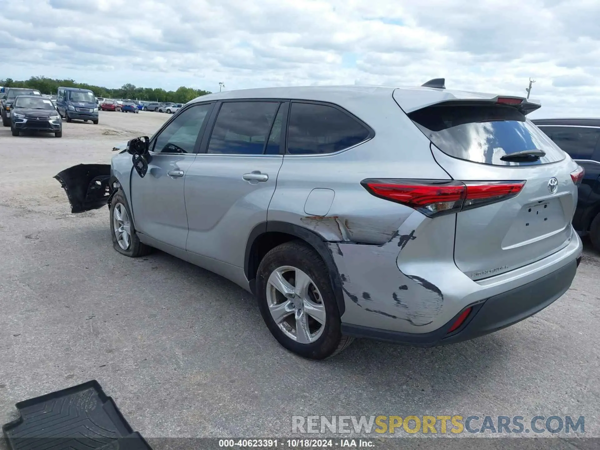 3 Photograph of a damaged car 5TDKDRAH3PS034110 TOYOTA HIGHLANDER 2023
