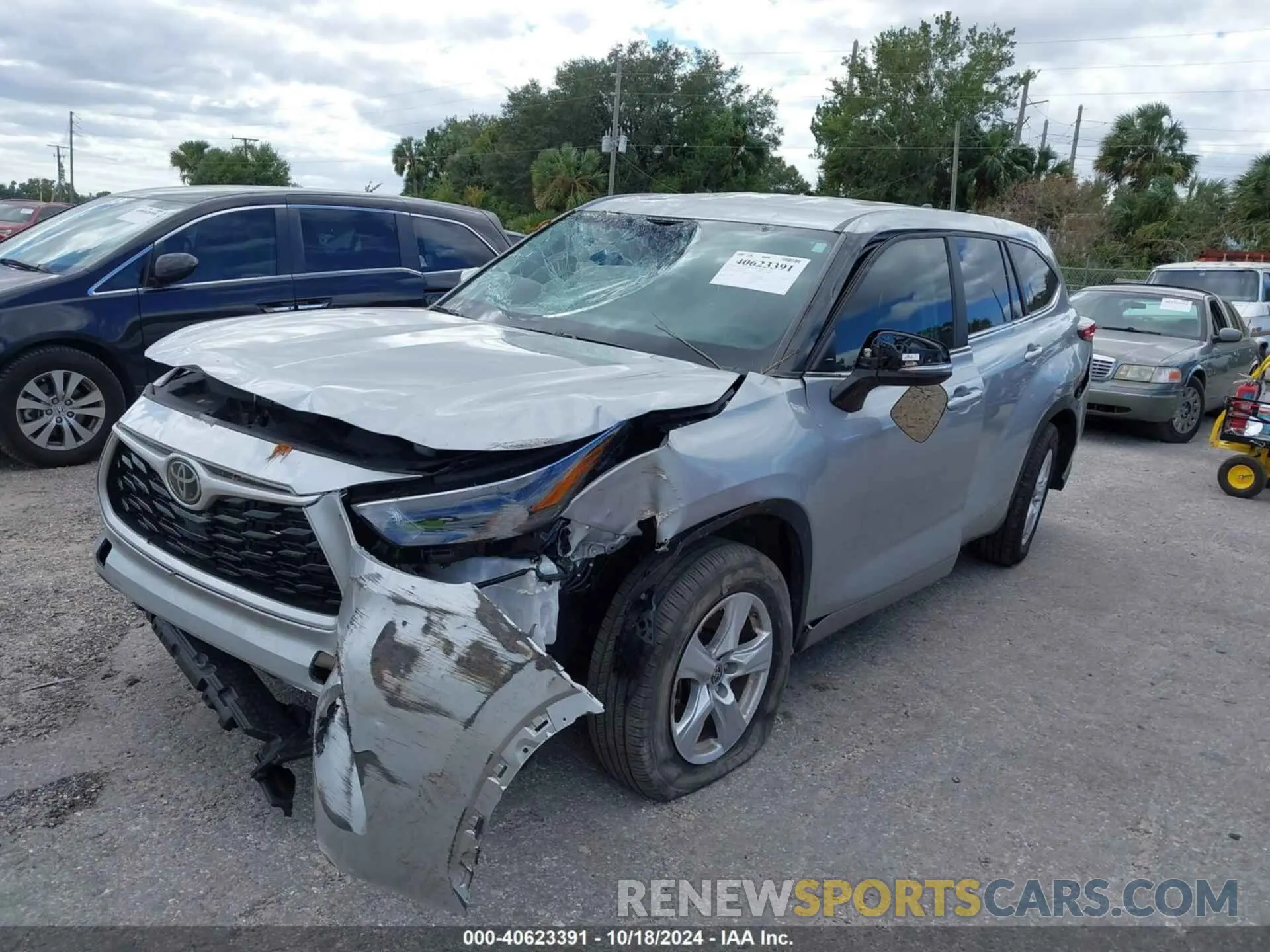 6 Photograph of a damaged car 5TDKDRAH3PS034110 TOYOTA HIGHLANDER 2023