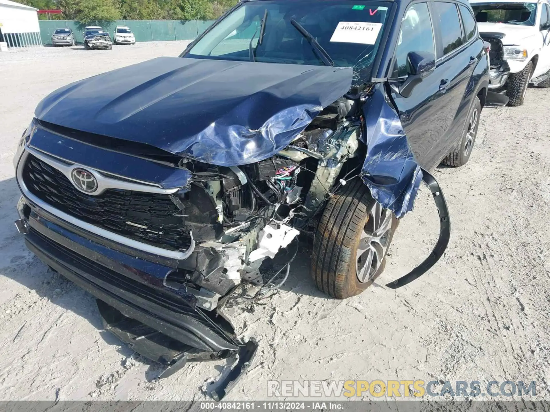 6 Photograph of a damaged car 5TDKDRAH3PS038531 TOYOTA HIGHLANDER 2023