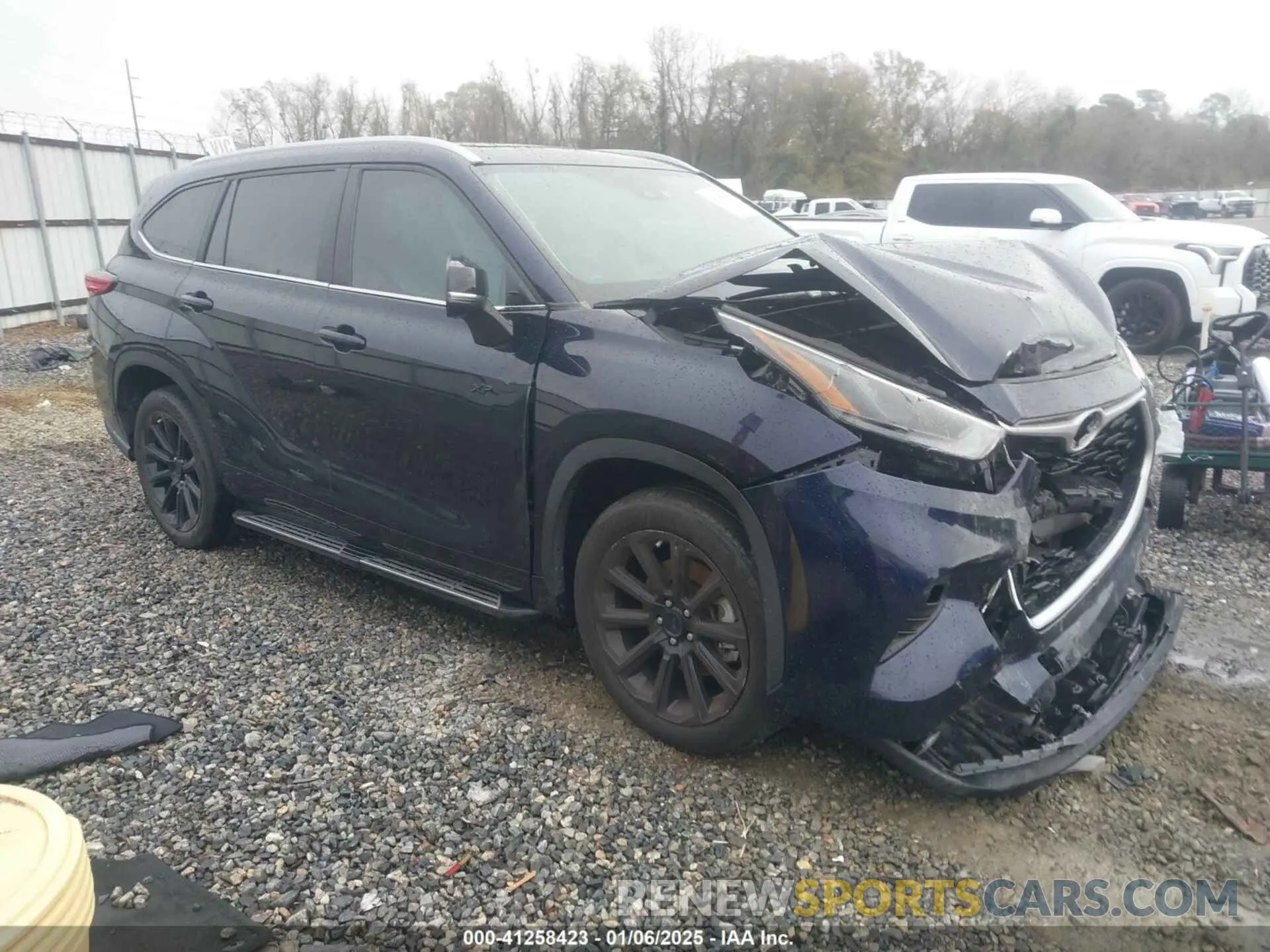 1 Photograph of a damaged car 5TDKDRAH3PS043096 TOYOTA HIGHLANDER 2023