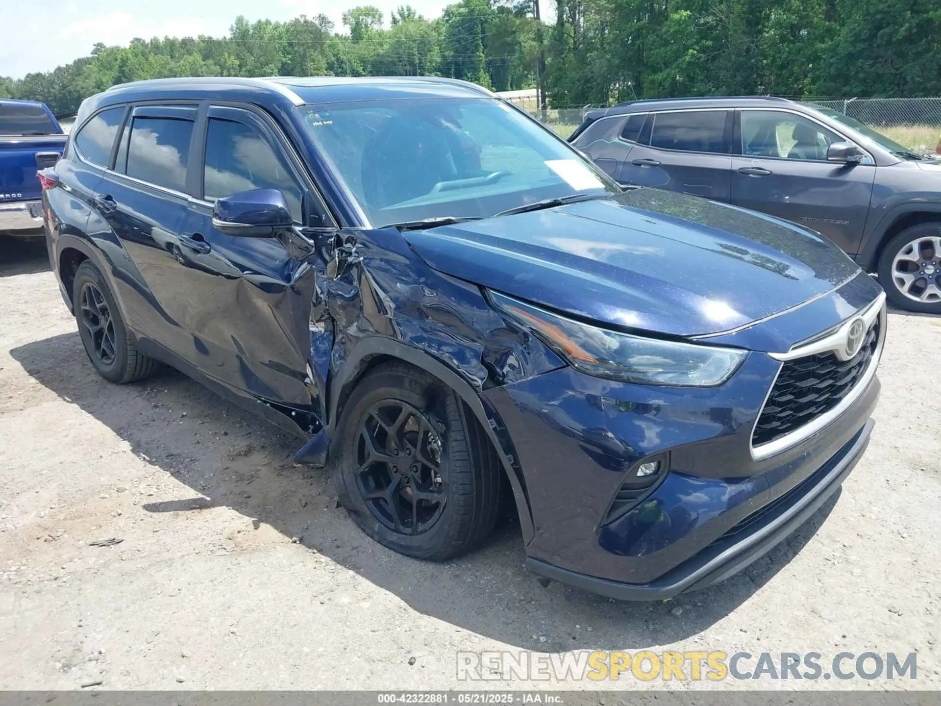 1 Photograph of a damaged car 5TDKDRAH3PS044250 TOYOTA HIGHLANDER 2023