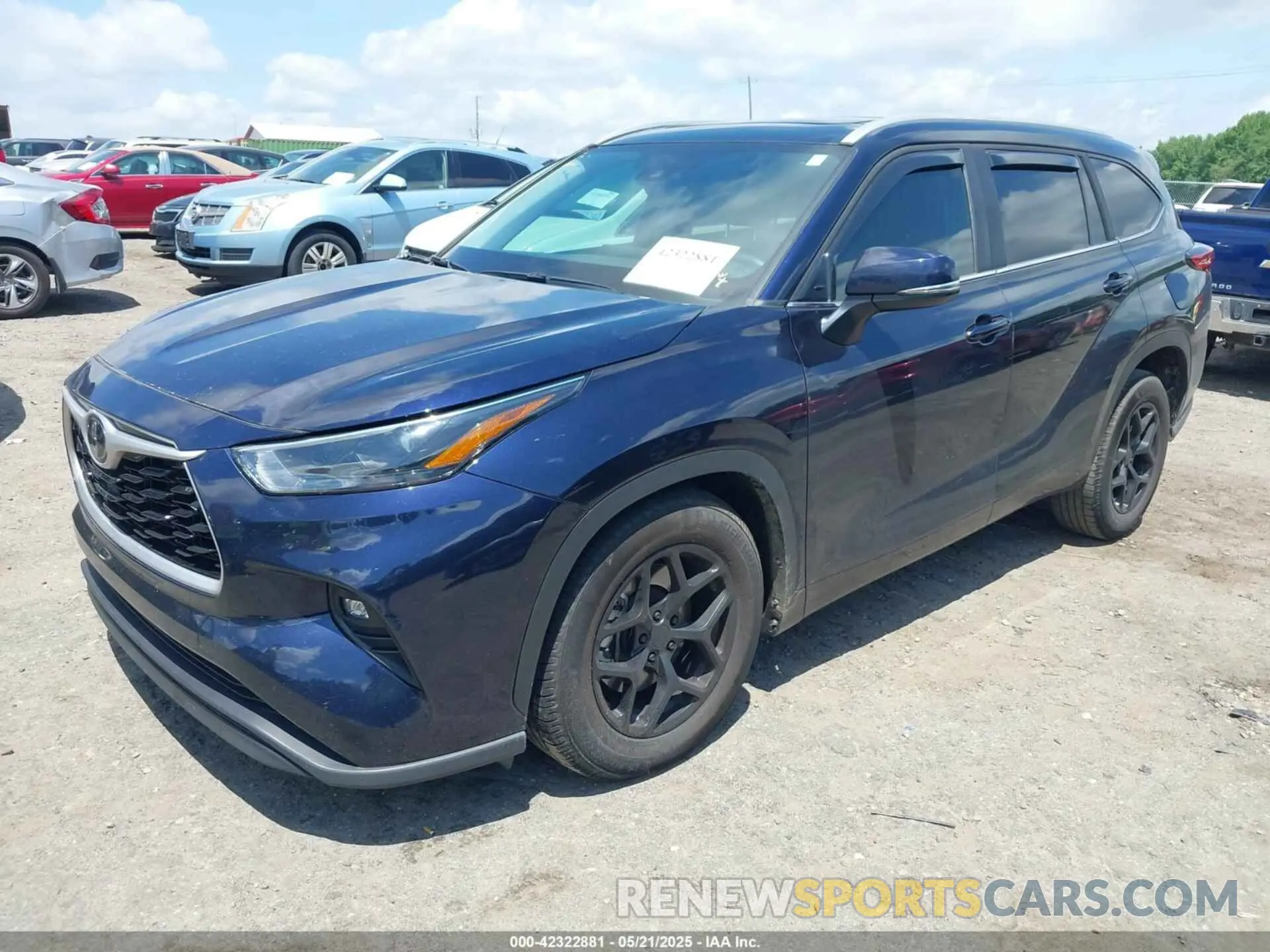 2 Photograph of a damaged car 5TDKDRAH3PS044250 TOYOTA HIGHLANDER 2023