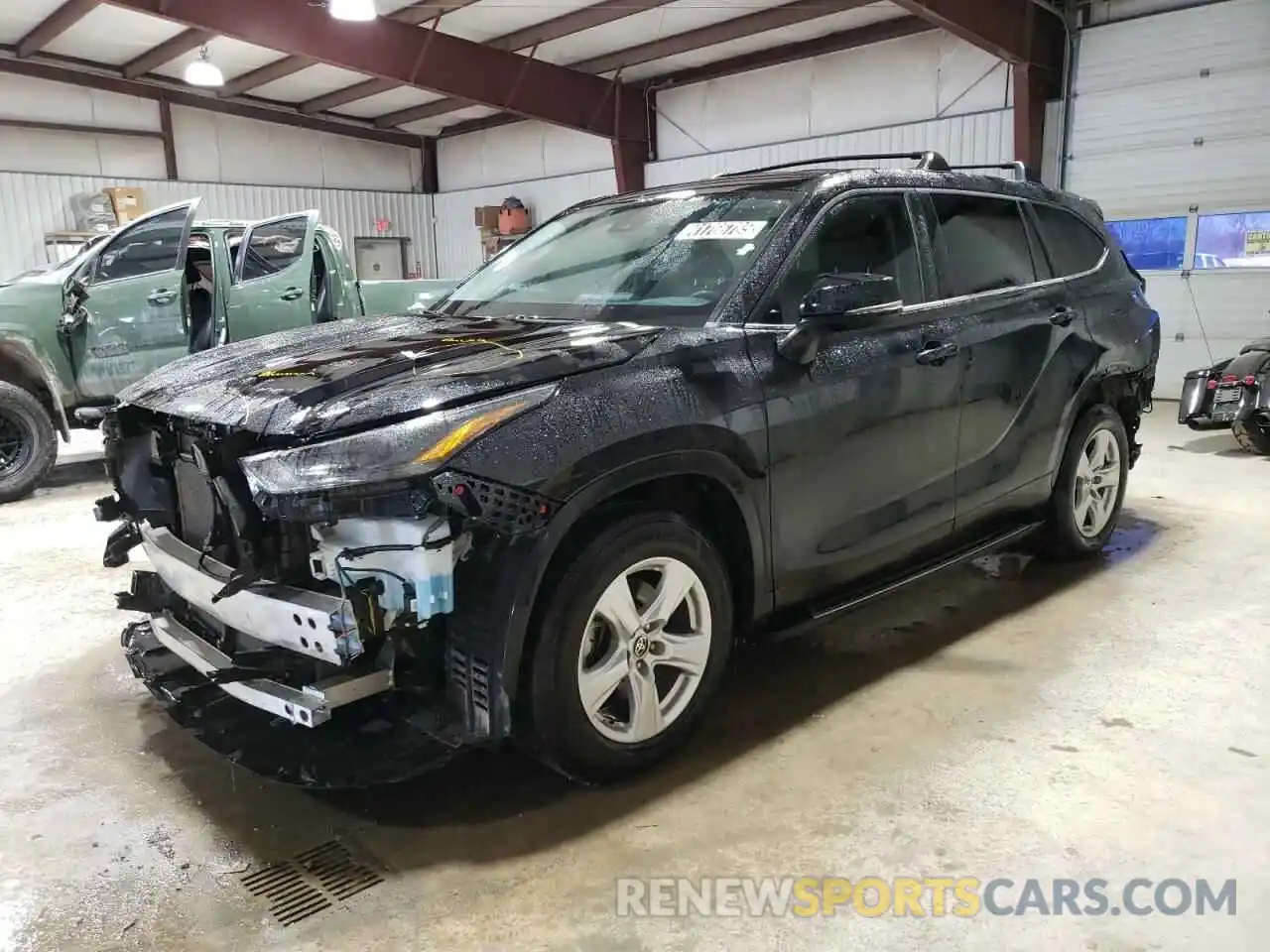 1 Photograph of a damaged car 5TDKDRAH3PS047133 TOYOTA HIGHLANDER 2023