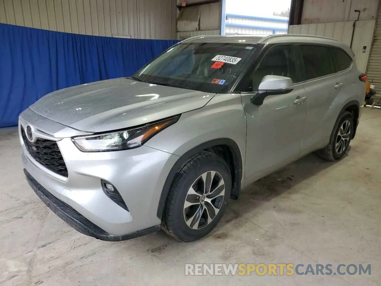 1 Photograph of a damaged car 5TDKDRAH3PS515569 TOYOTA HIGHLANDER 2023