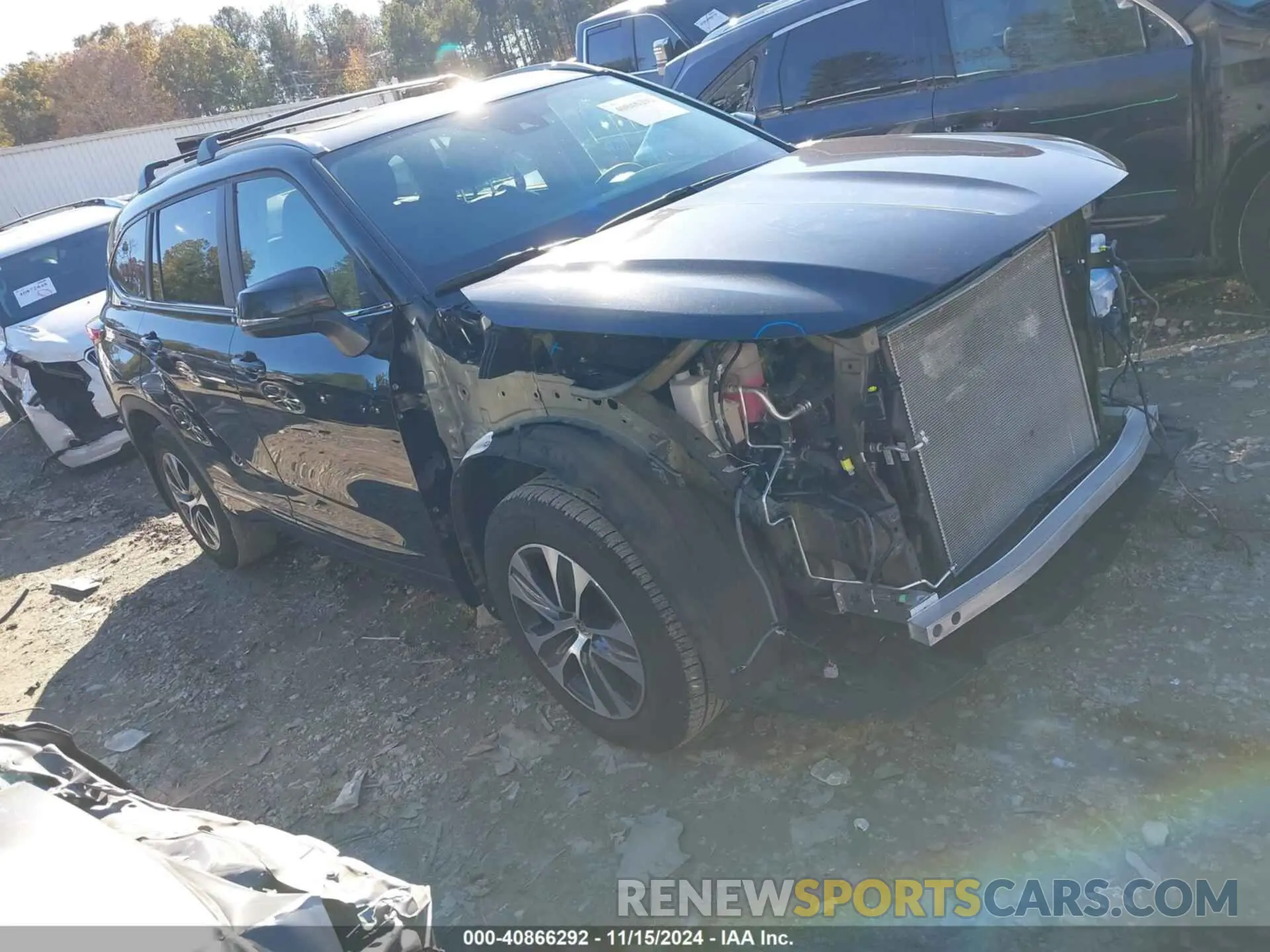 1 Photograph of a damaged car 5TDKDRAH3PS523378 TOYOTA HIGHLANDER 2023