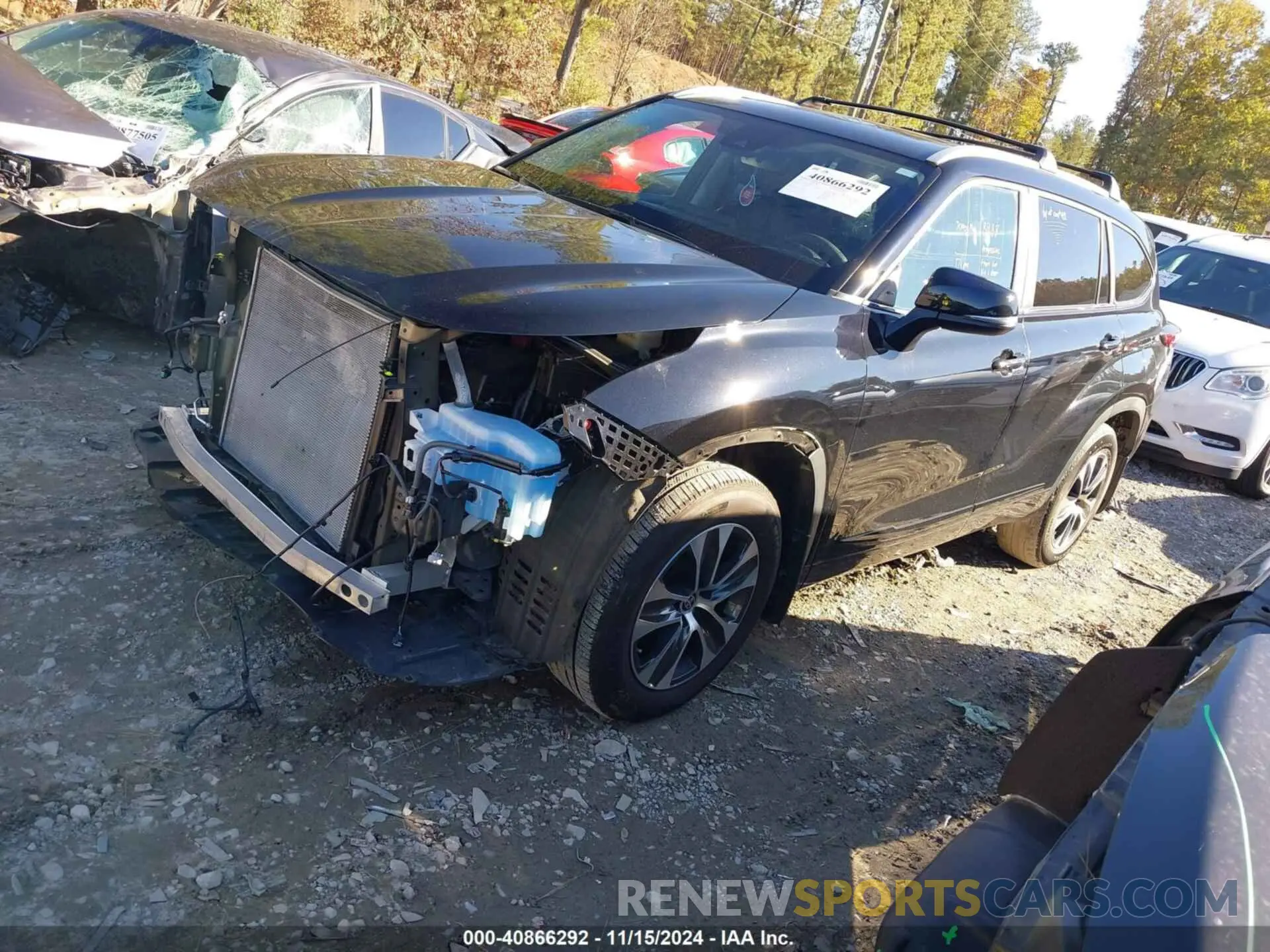 2 Photograph of a damaged car 5TDKDRAH3PS523378 TOYOTA HIGHLANDER 2023
