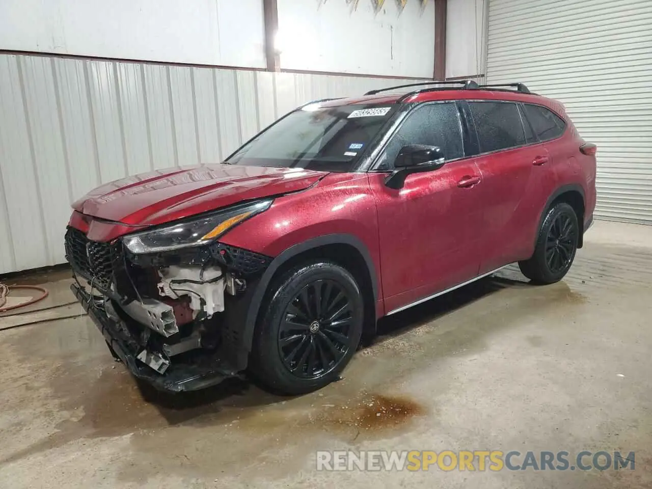 1 Photograph of a damaged car 5TDKDRAH3PS527298 TOYOTA HIGHLANDER 2023