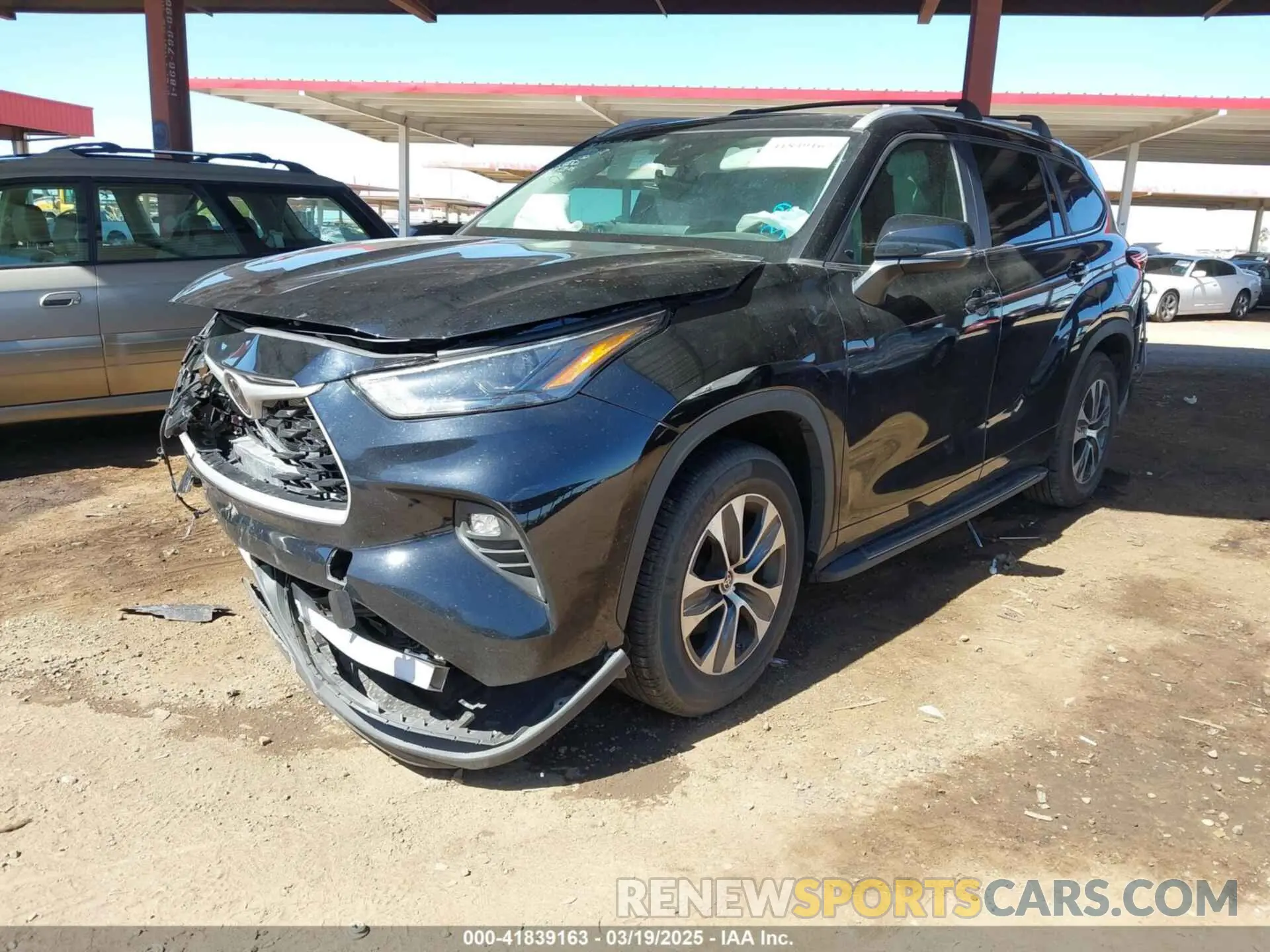 2 Photograph of a damaged car 5TDKDRAH4PS008342 TOYOTA HIGHLANDER 2023
