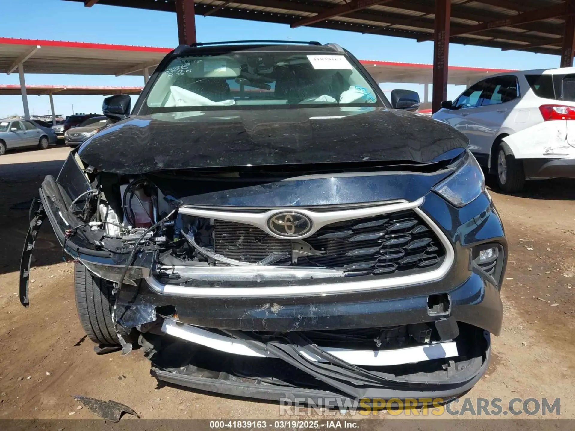 6 Photograph of a damaged car 5TDKDRAH4PS008342 TOYOTA HIGHLANDER 2023