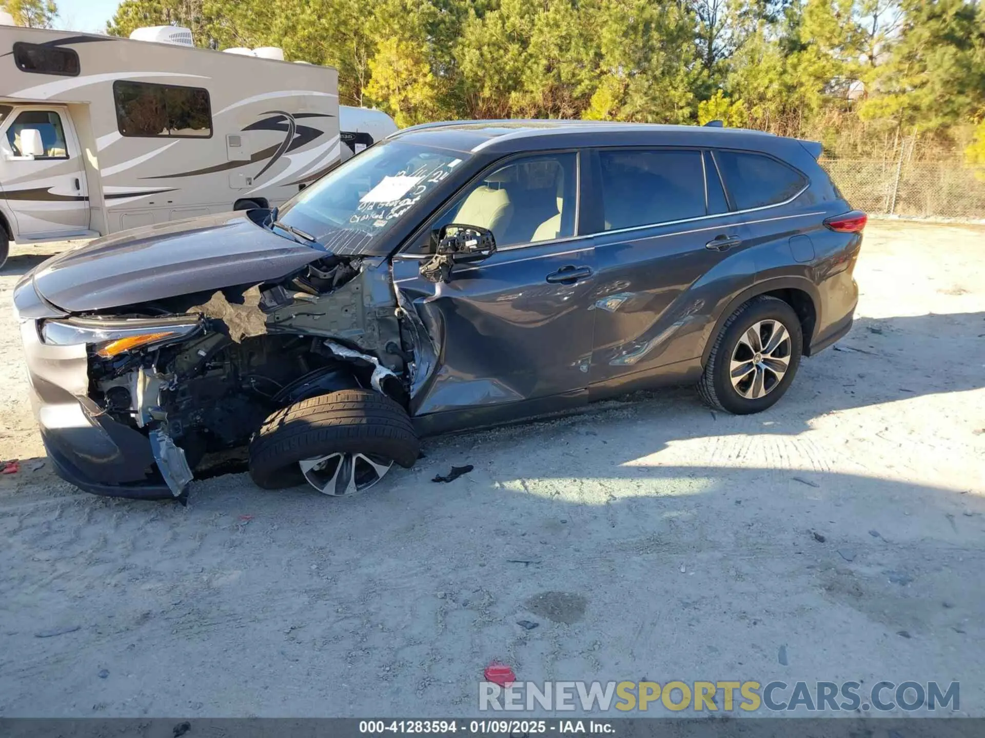 2 Photograph of a damaged car 5TDKDRAH4PS017218 TOYOTA HIGHLANDER 2023