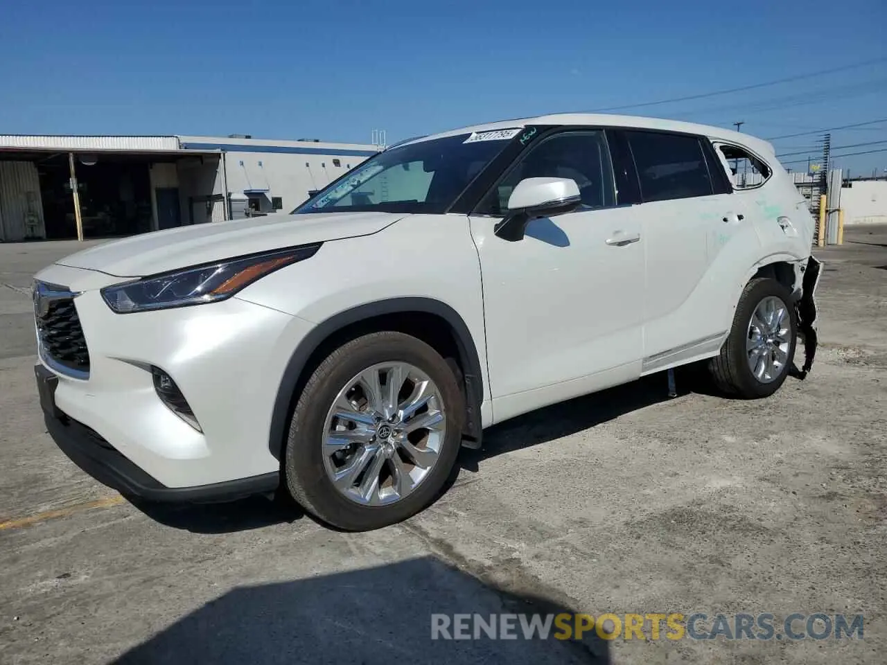 1 Photograph of a damaged car 5TDKDRAH4PS024217 TOYOTA HIGHLANDER 2023