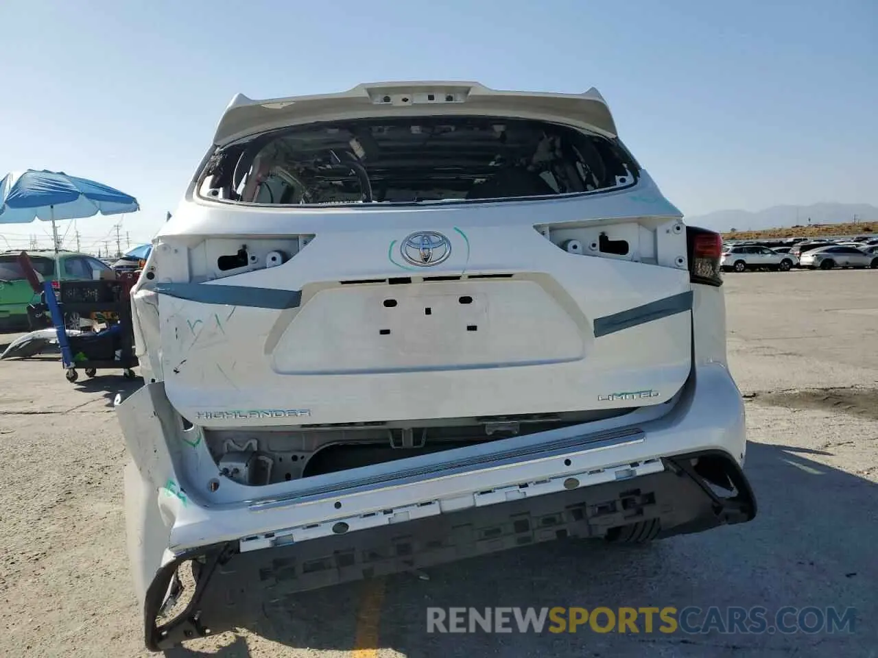 6 Photograph of a damaged car 5TDKDRAH4PS024217 TOYOTA HIGHLANDER 2023