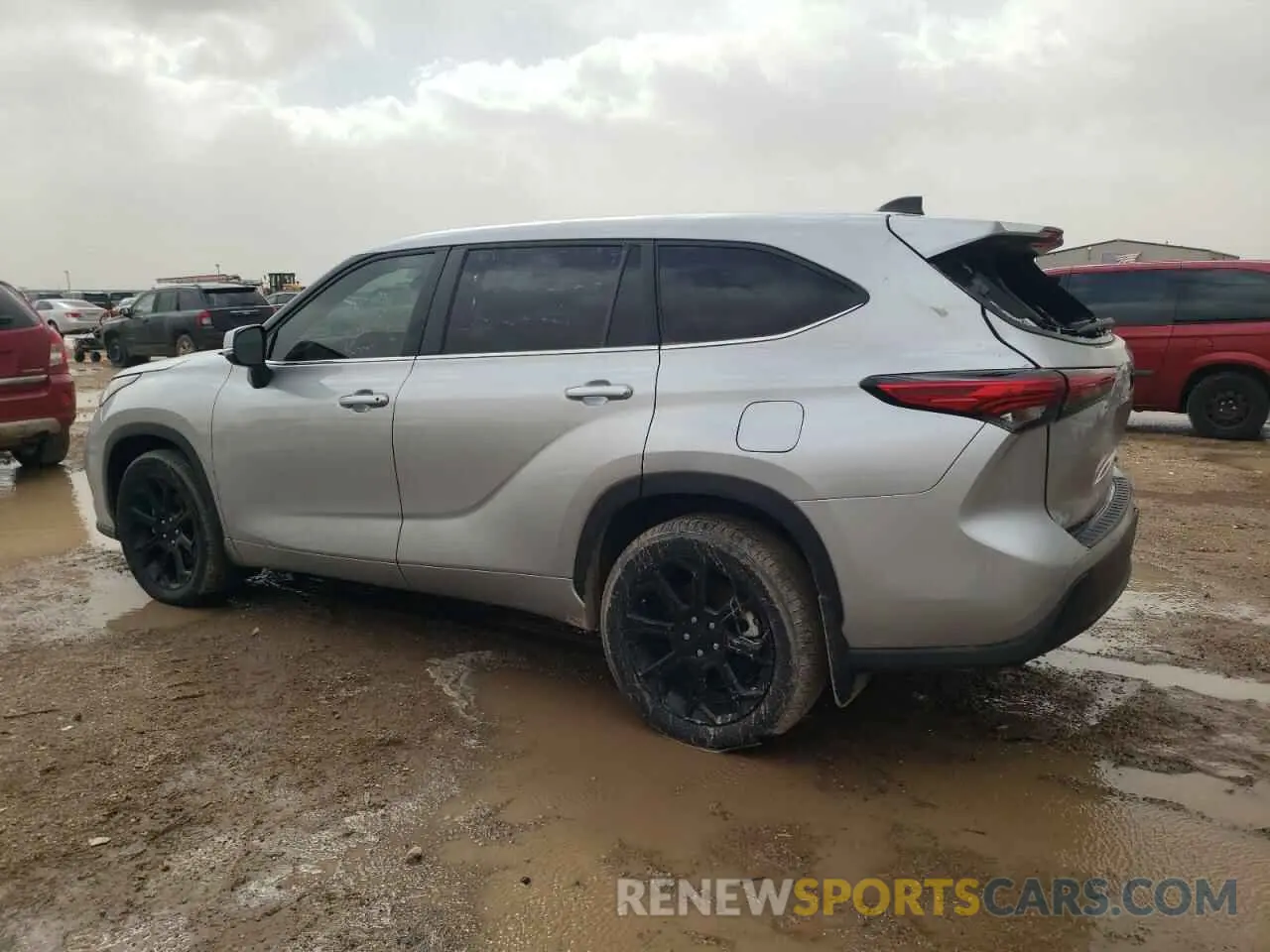 2 Photograph of a damaged car 5TDKDRAH4PS027540 TOYOTA HIGHLANDER 2023