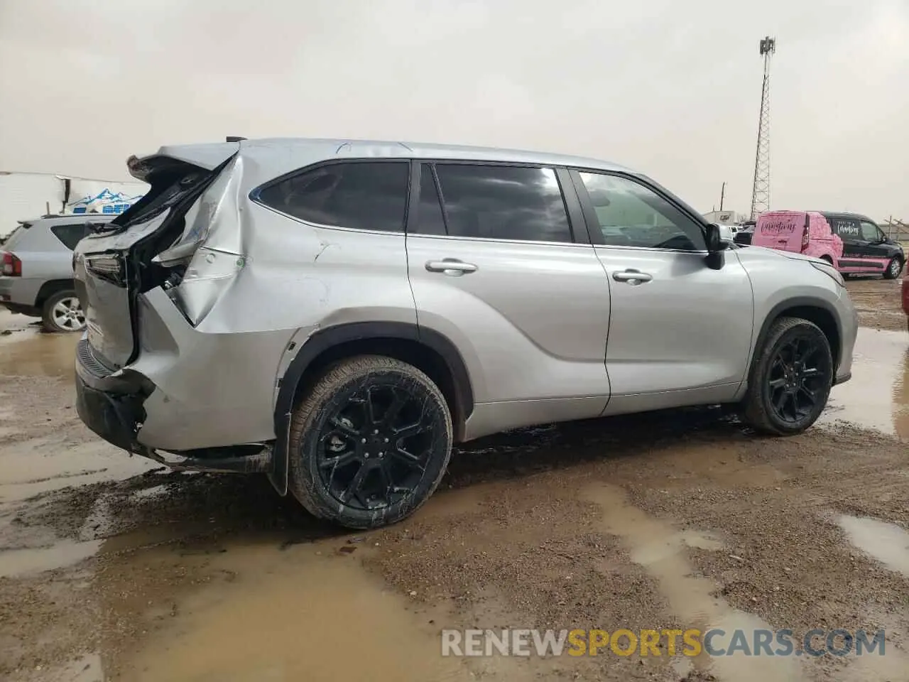 3 Photograph of a damaged car 5TDKDRAH4PS027540 TOYOTA HIGHLANDER 2023