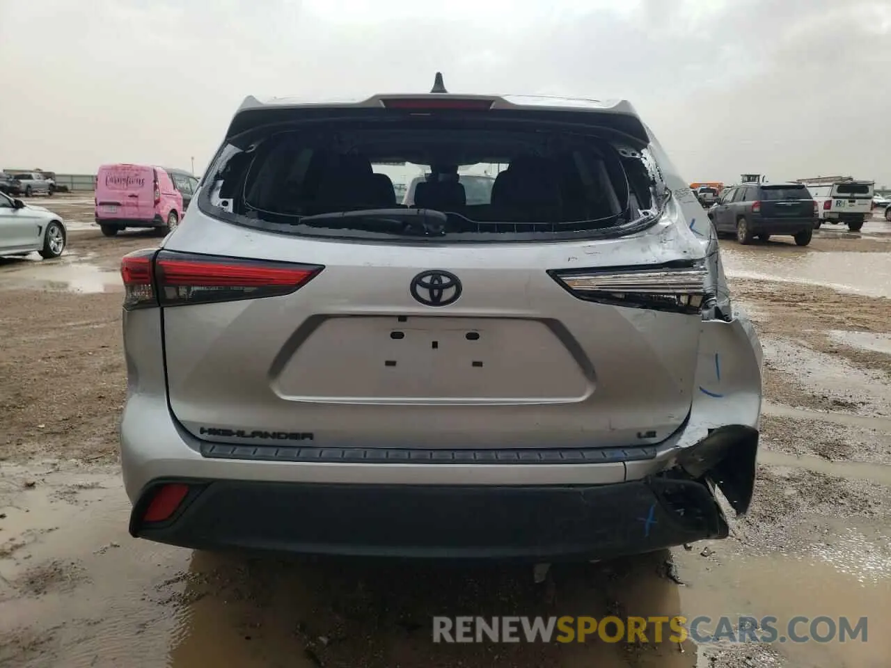 6 Photograph of a damaged car 5TDKDRAH4PS027540 TOYOTA HIGHLANDER 2023