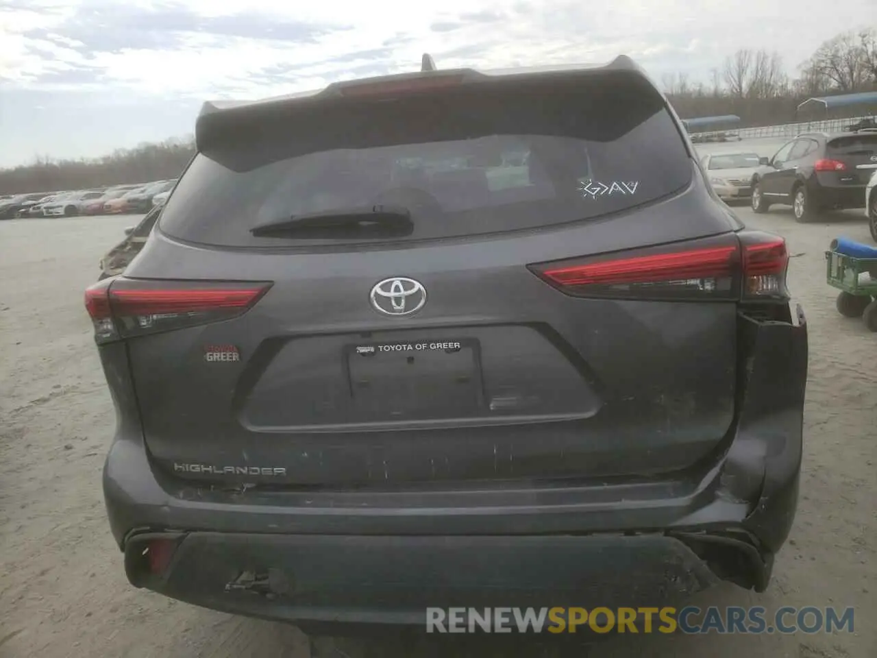 6 Photograph of a damaged car 5TDKDRAH4PS035086 TOYOTA HIGHLANDER 2023
