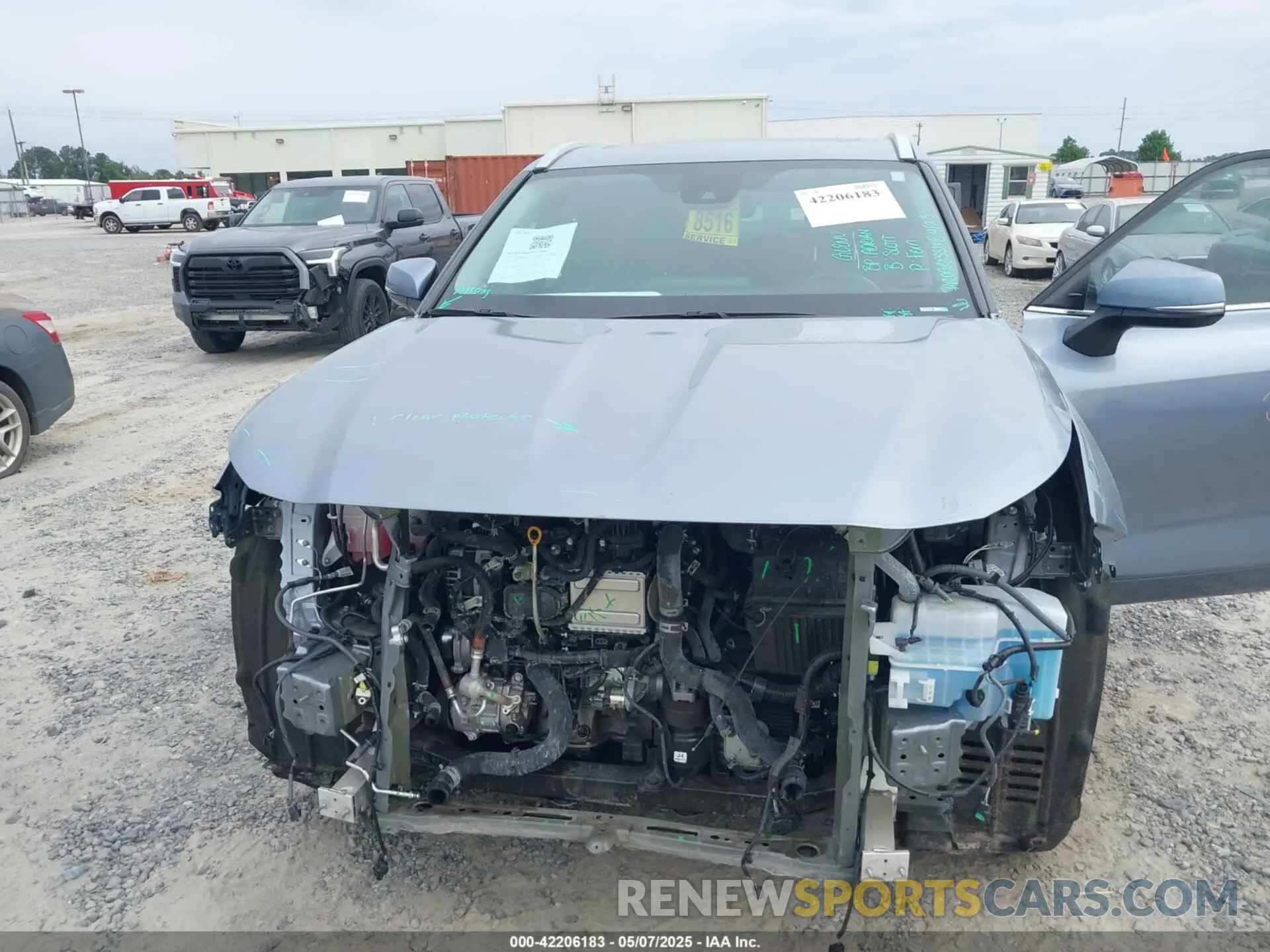 6 Photograph of a damaged car 5TDKDRAH4PS040014 TOYOTA HIGHLANDER 2023