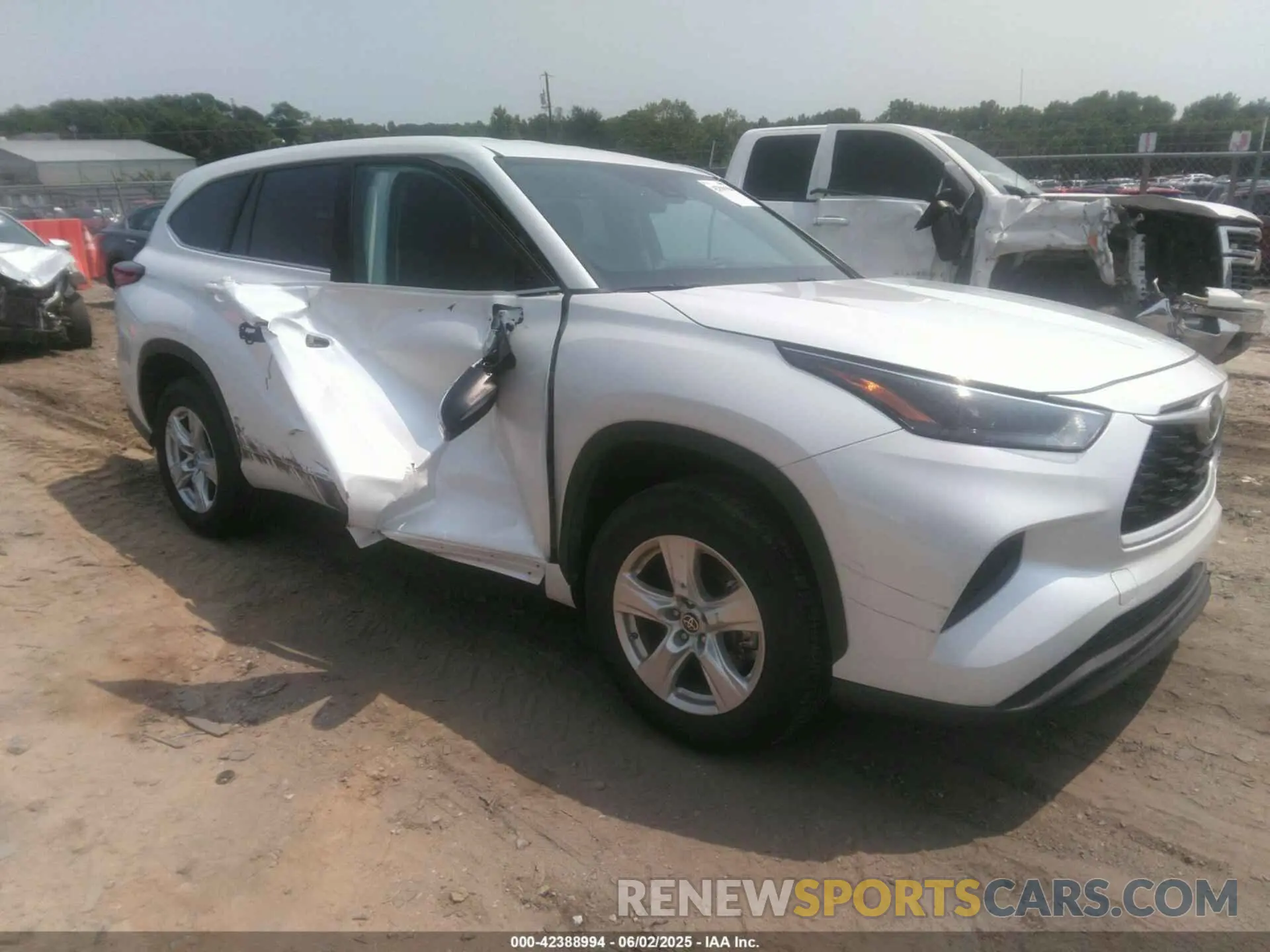 1 Photograph of a damaged car 5TDKDRAH4PS501003 TOYOTA HIGHLANDER 2023