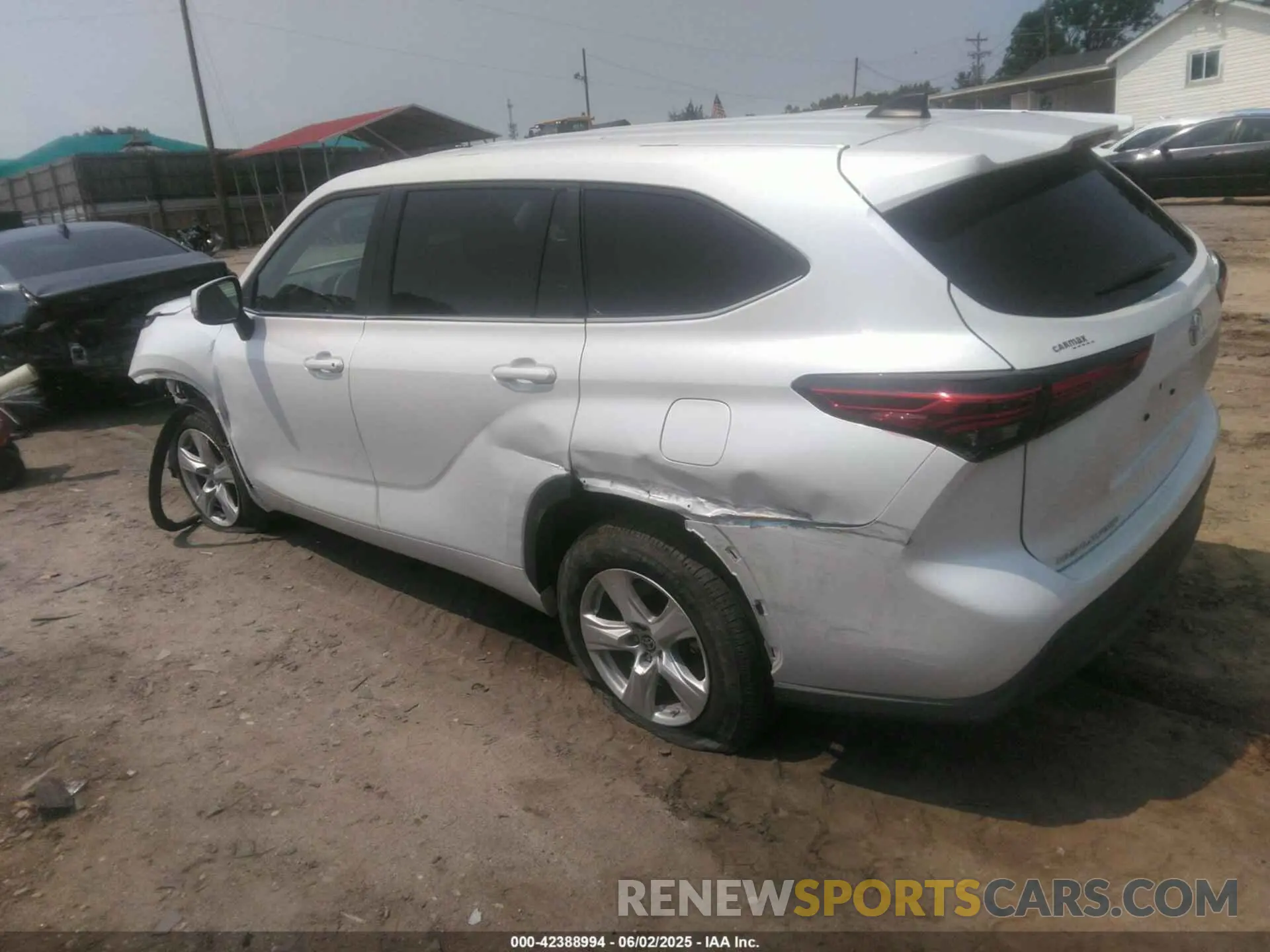 3 Photograph of a damaged car 5TDKDRAH4PS501003 TOYOTA HIGHLANDER 2023
