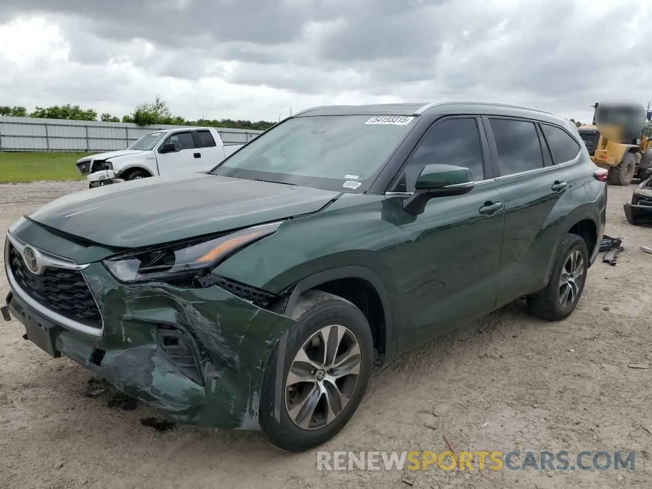 1 Photograph of a damaged car 5TDKDRAH4PS501566 TOYOTA HIGHLANDER 2023
