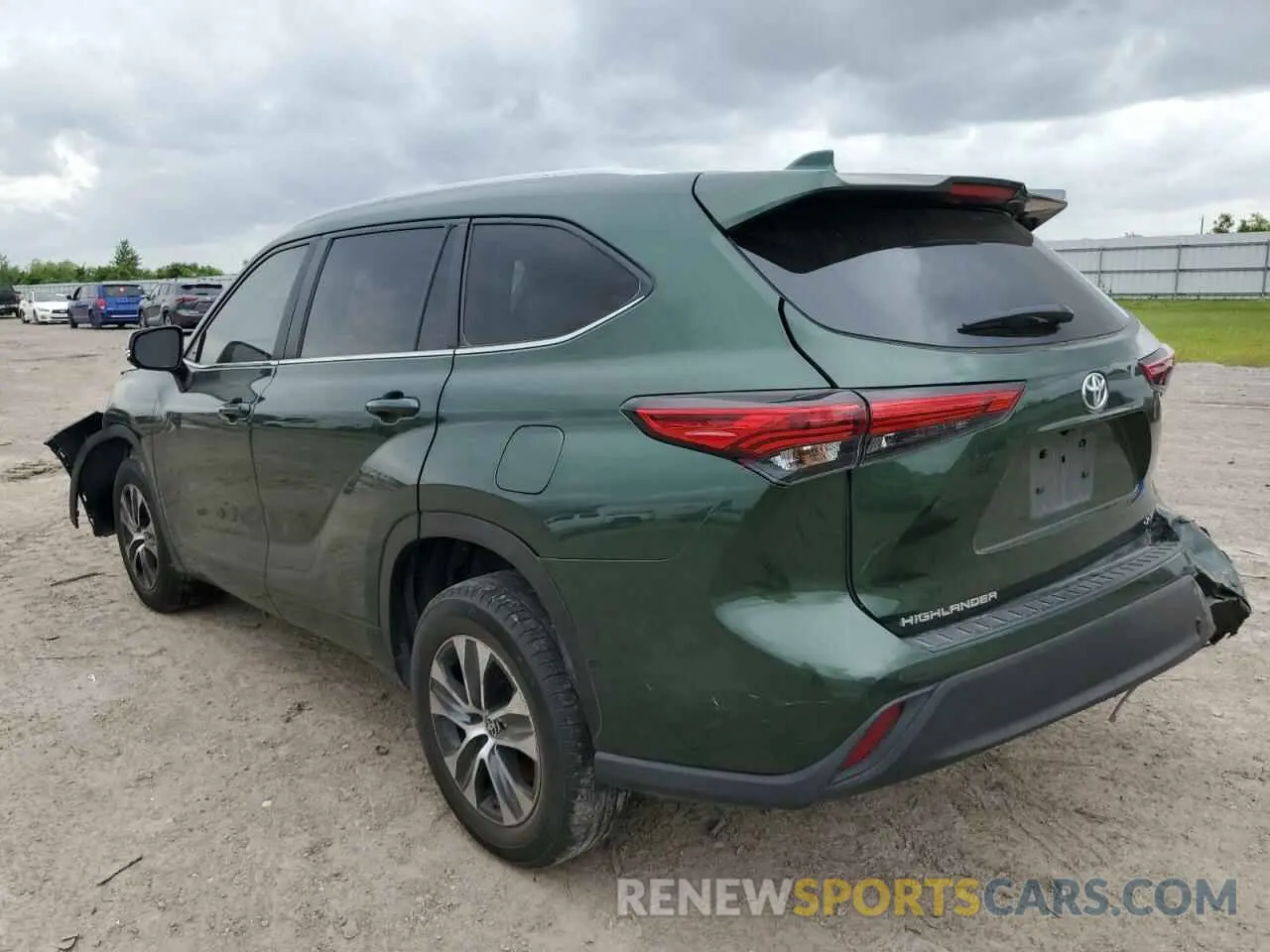 2 Photograph of a damaged car 5TDKDRAH4PS501566 TOYOTA HIGHLANDER 2023