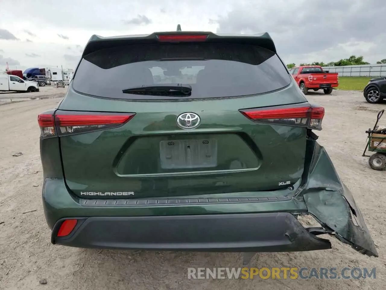 6 Photograph of a damaged car 5TDKDRAH4PS501566 TOYOTA HIGHLANDER 2023