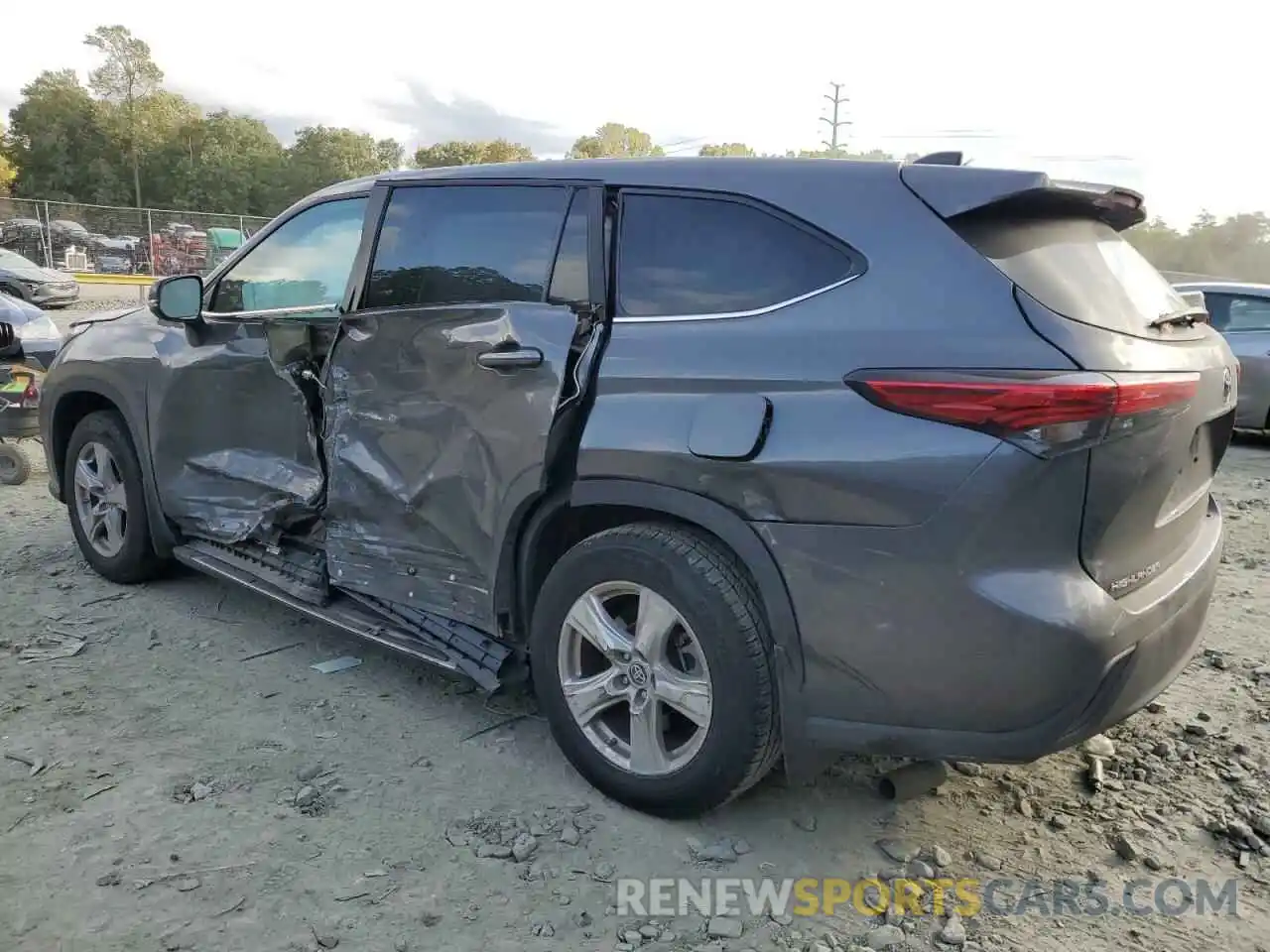 2 Photograph of a damaged car 5TDKDRAH4PS502782 TOYOTA HIGHLANDER 2023