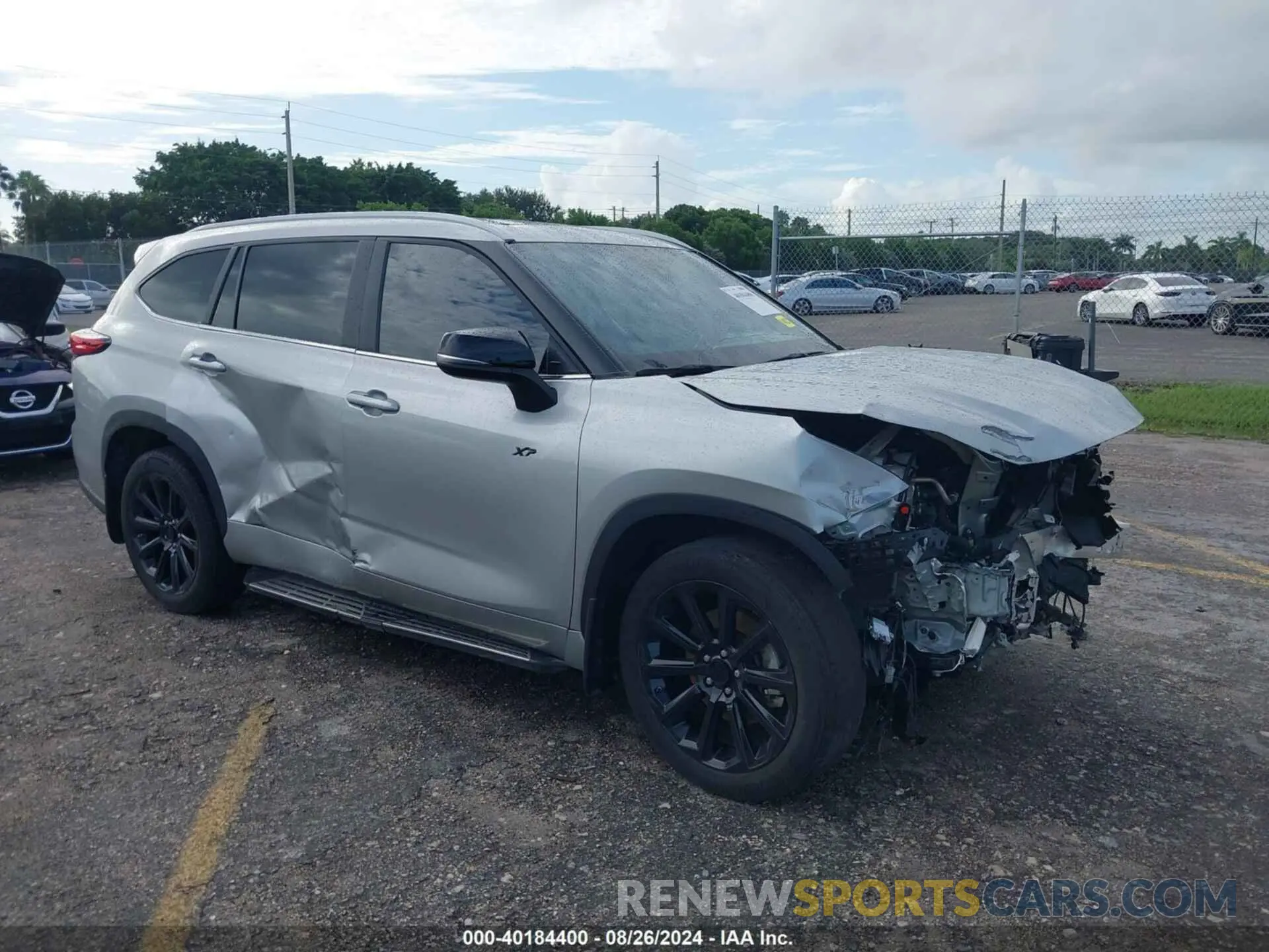 1 Photograph of a damaged car 5TDKDRAH4PS519453 TOYOTA HIGHLANDER 2023