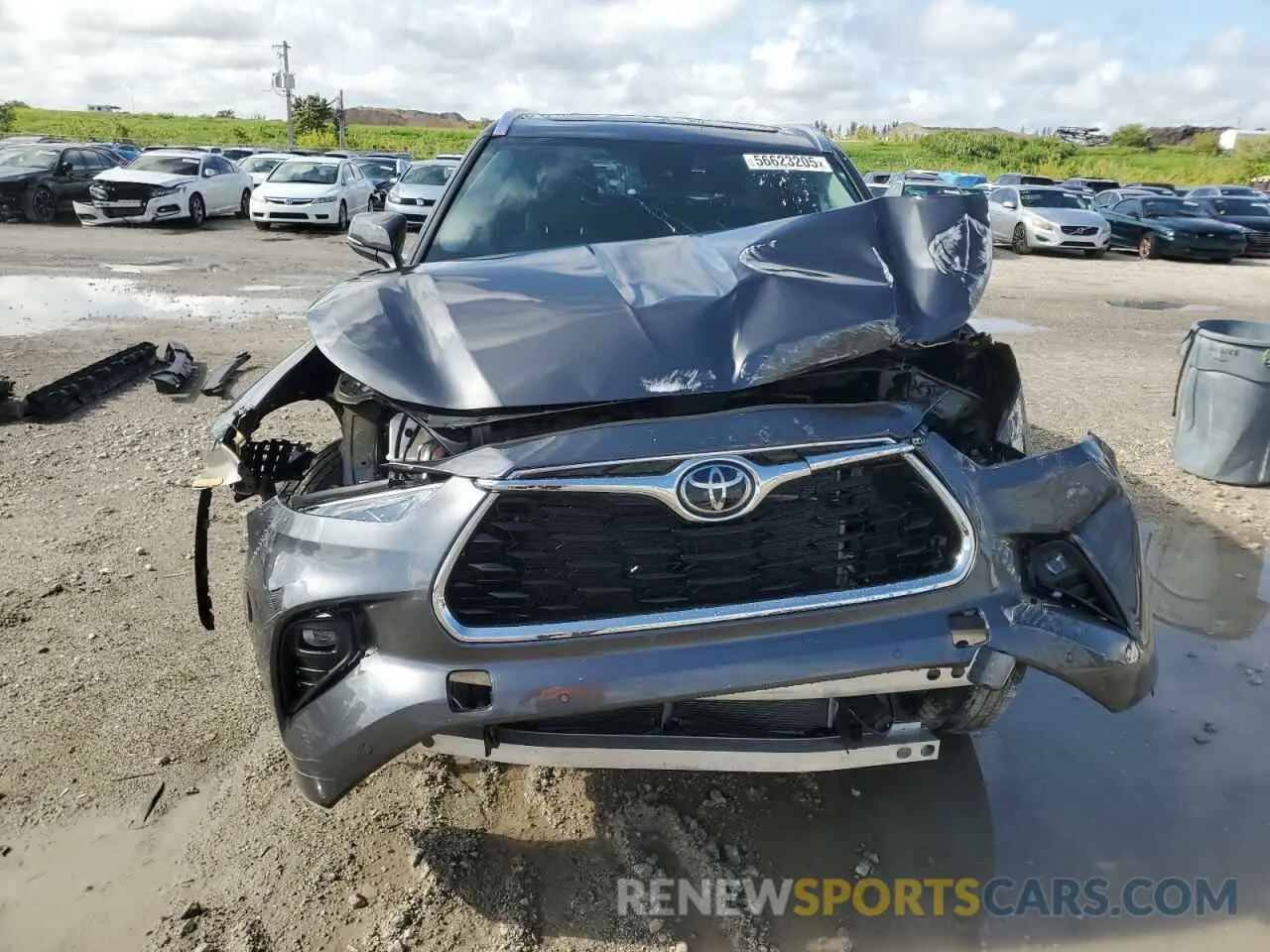 5 Photograph of a damaged car 5TDKDRAH5PS016031 TOYOTA HIGHLANDER 2023