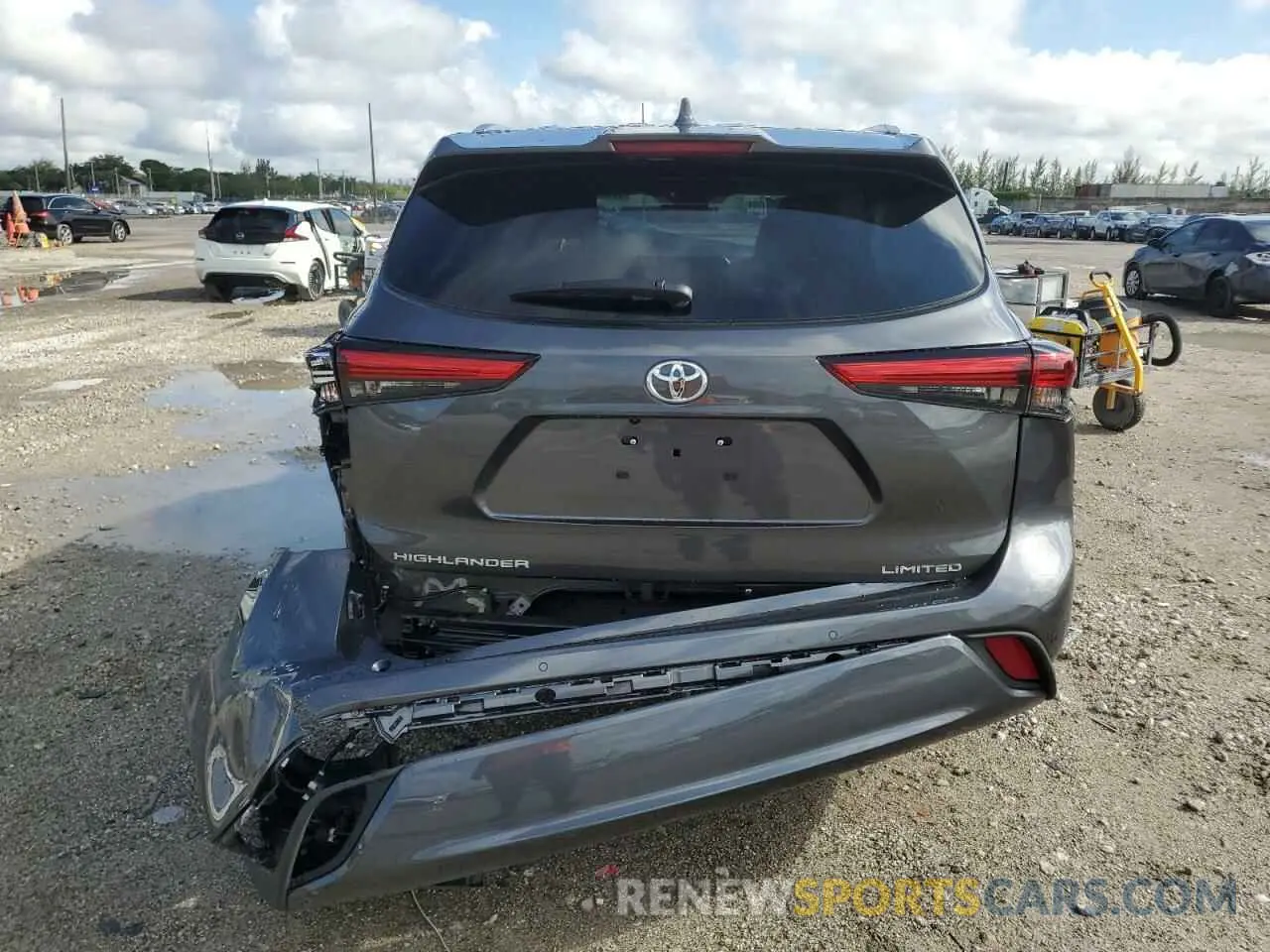 6 Photograph of a damaged car 5TDKDRAH5PS016031 TOYOTA HIGHLANDER 2023