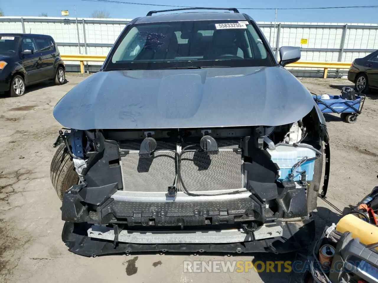 5 Photograph of a damaged car 5TDKDRAH5PS020564 TOYOTA HIGHLANDER 2023